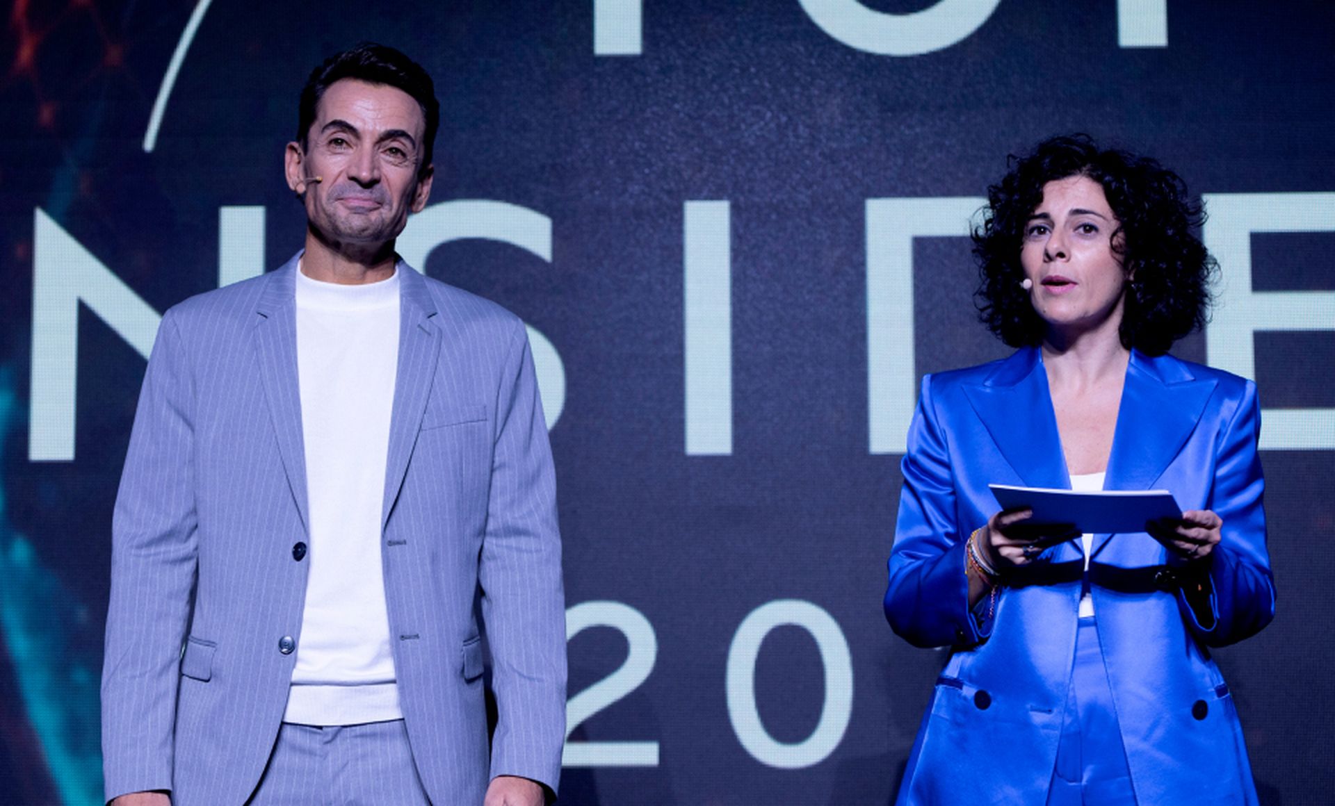Manuel del Campo, CEO de Business Insider España, y Yovanna Blanco, directora editorial de Business Insider España, presentaron la gala Top Insiders 2023.