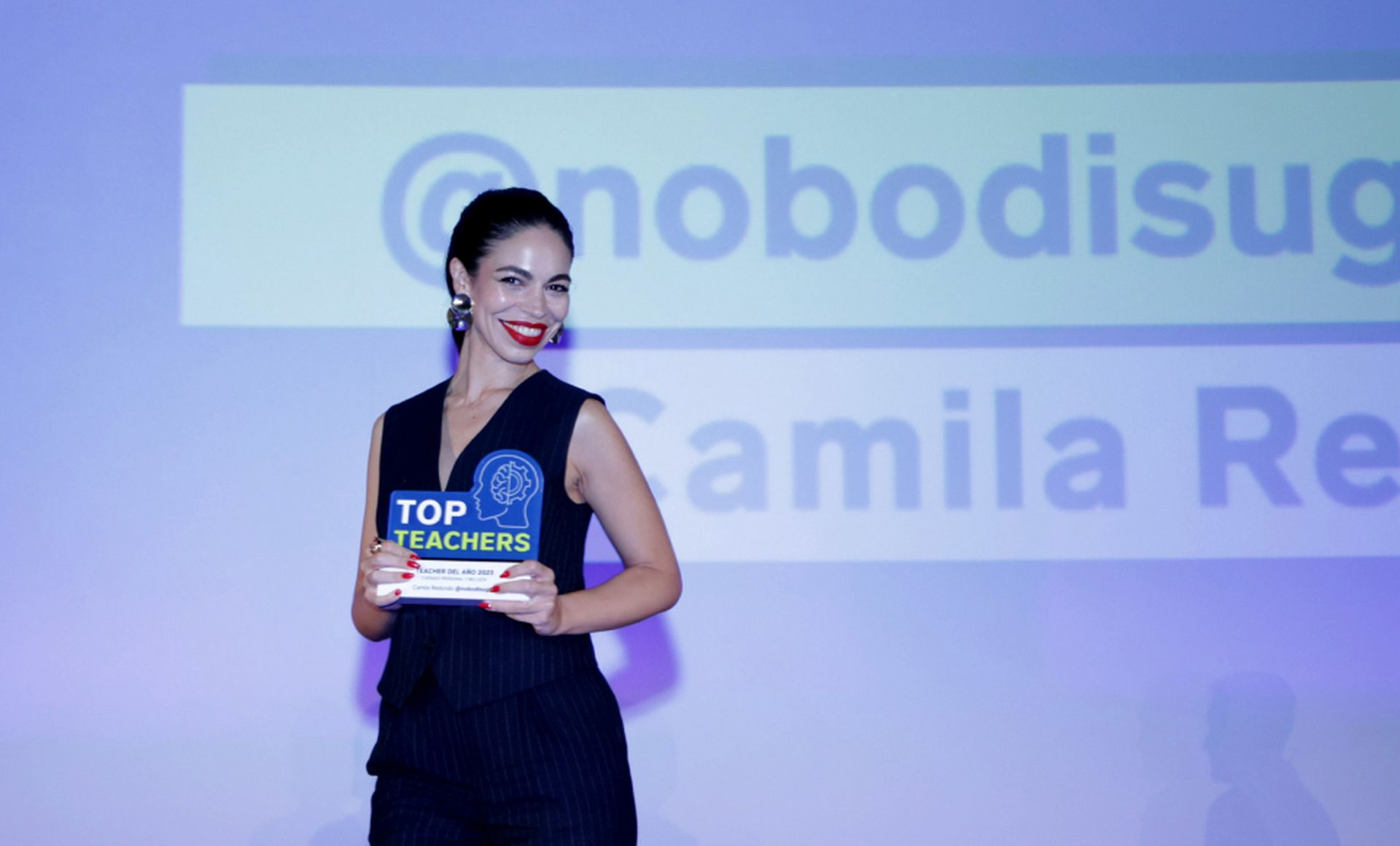 Camila Redondo (@nobodyisugly) fue la Top Teacher del Año a en la categoría Cuidado Personal y Belleza.