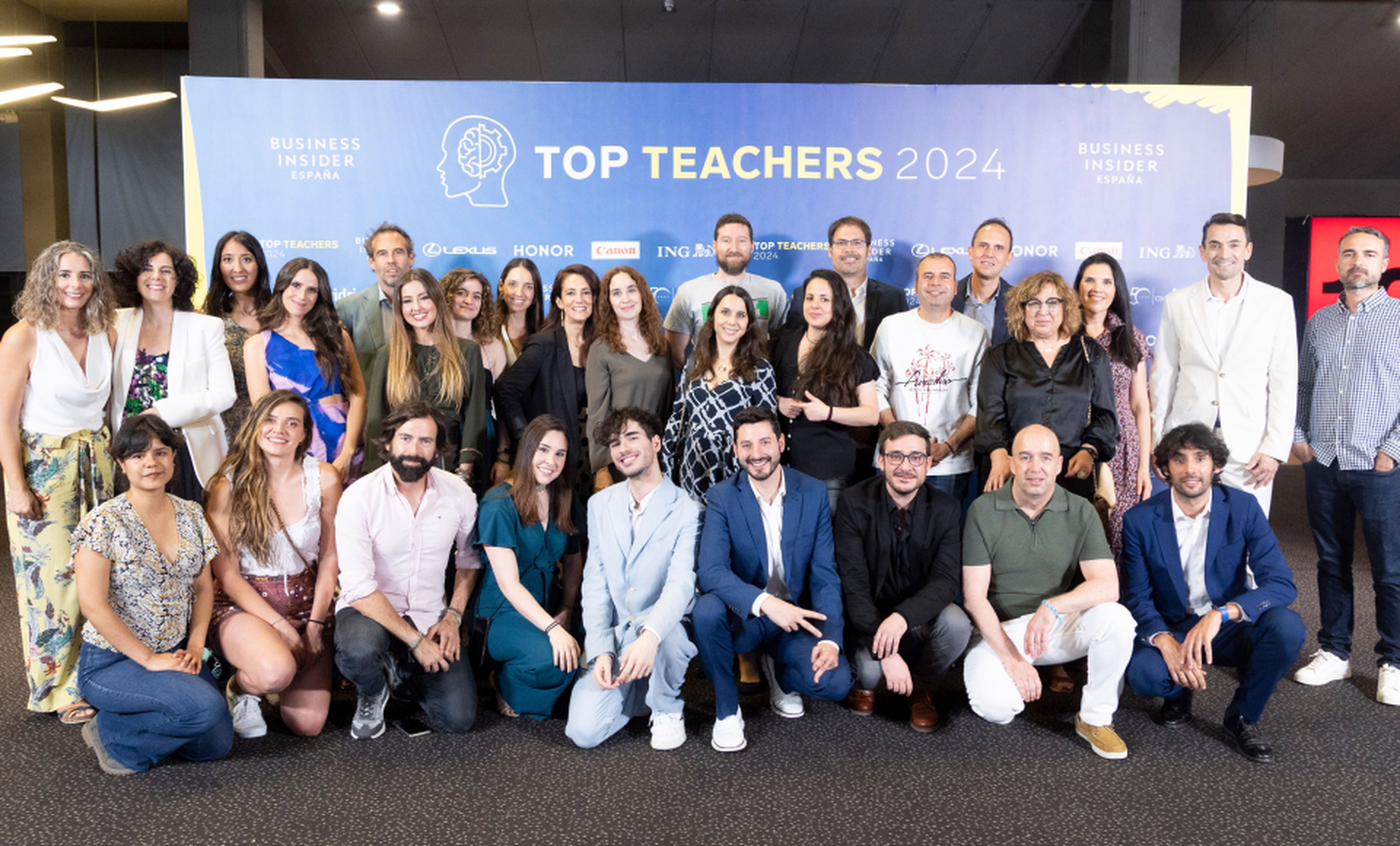 El equipo de Business Insider España celebrando una edición más de Top Teachers.