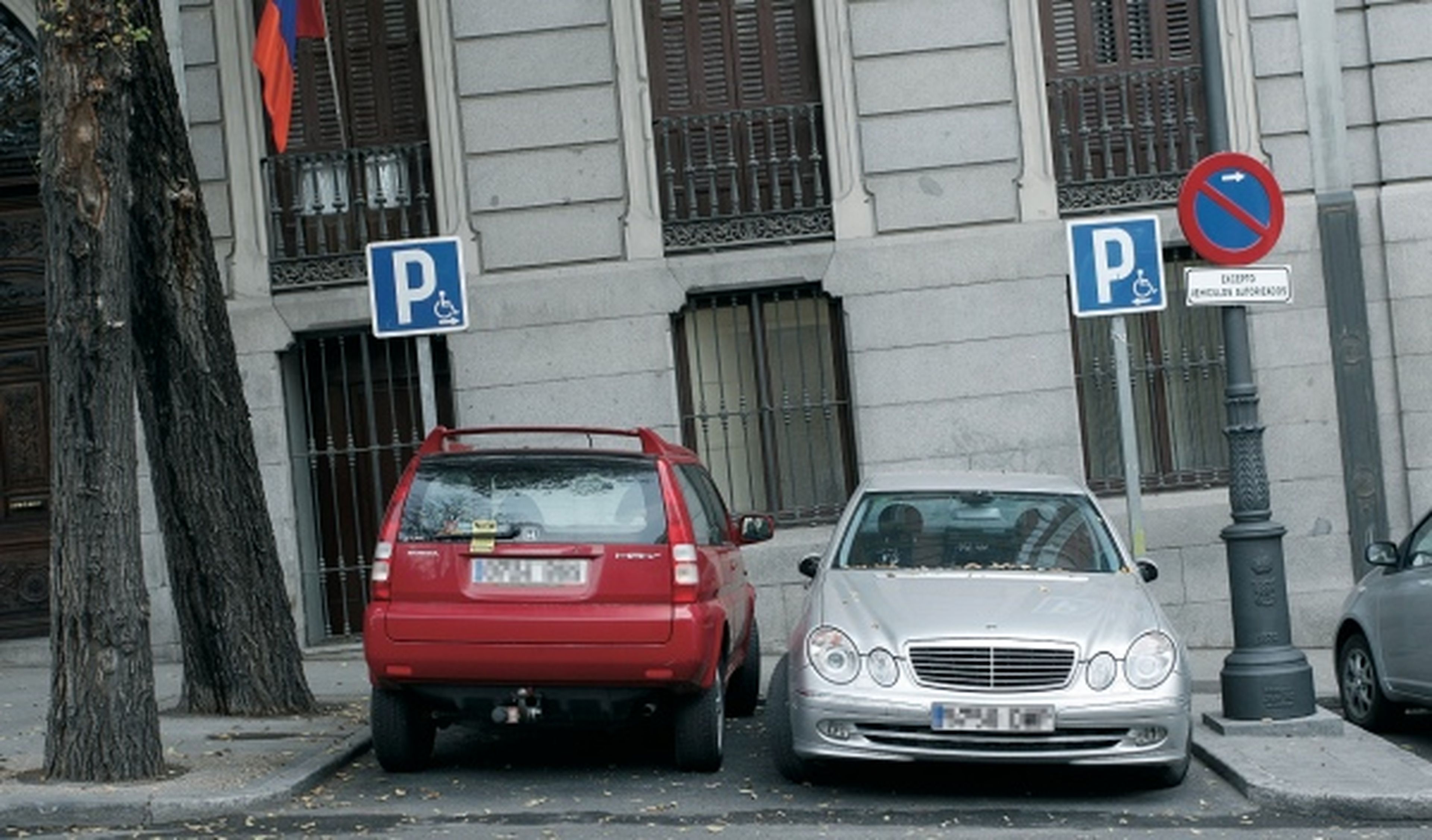 plaza de aparcamiento para un discapacitado en Madrid