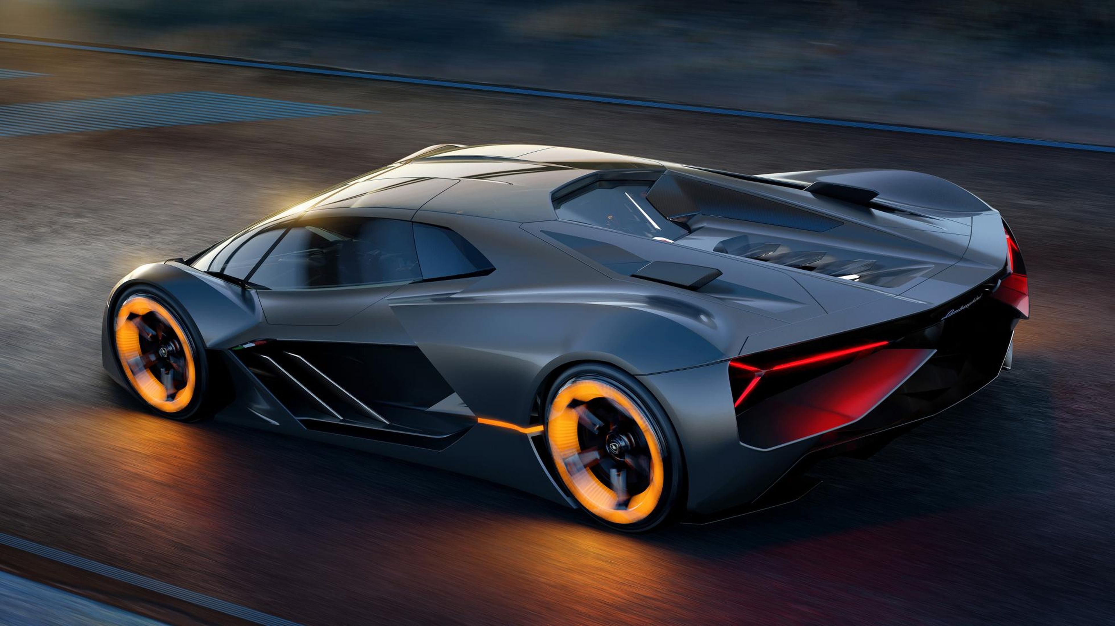 Lamborghini Terzo Millennio Concept cenital