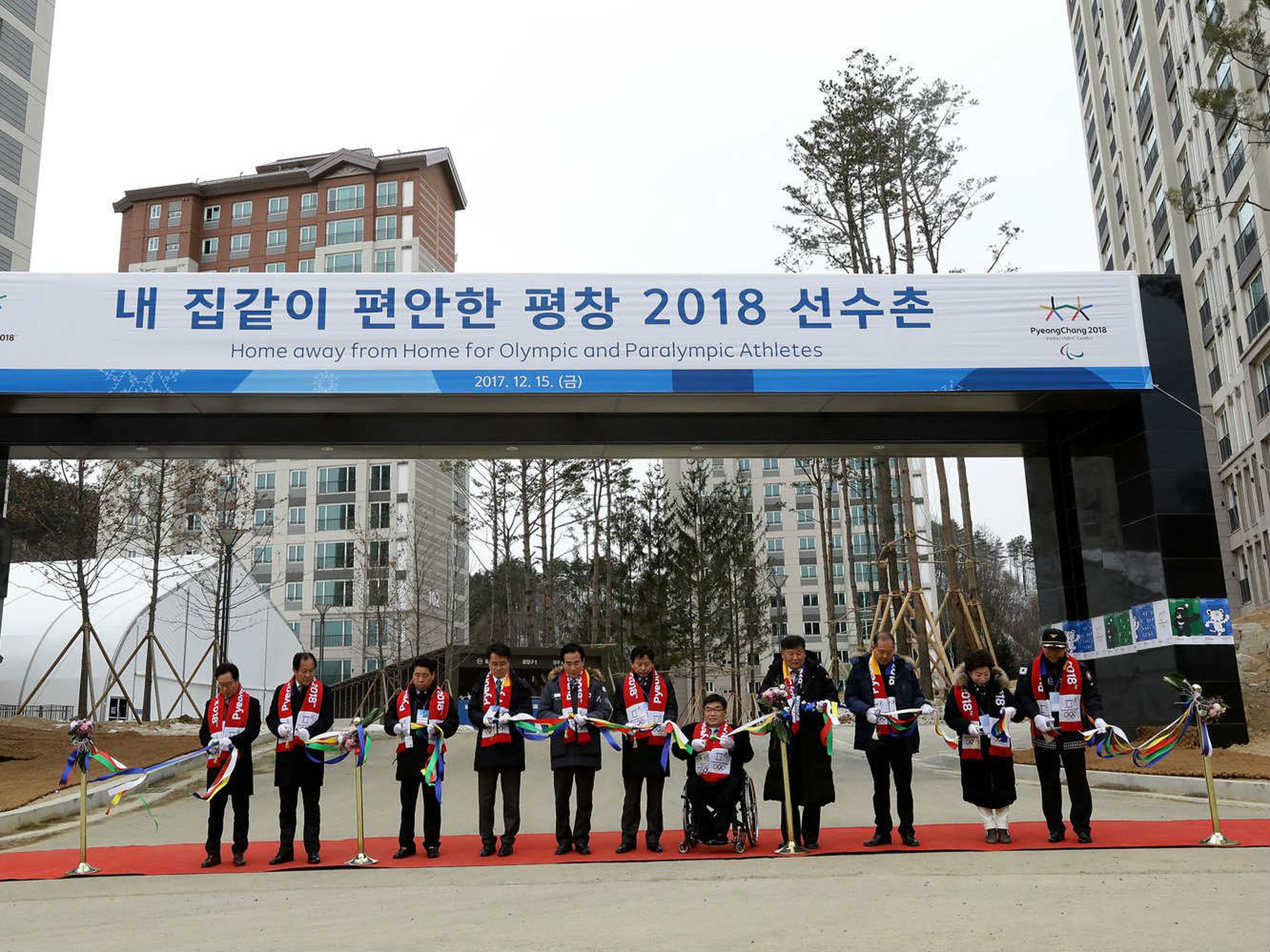 Inauguración Villa Olímpica Juegos de Invierno Corea del Sur de 2018