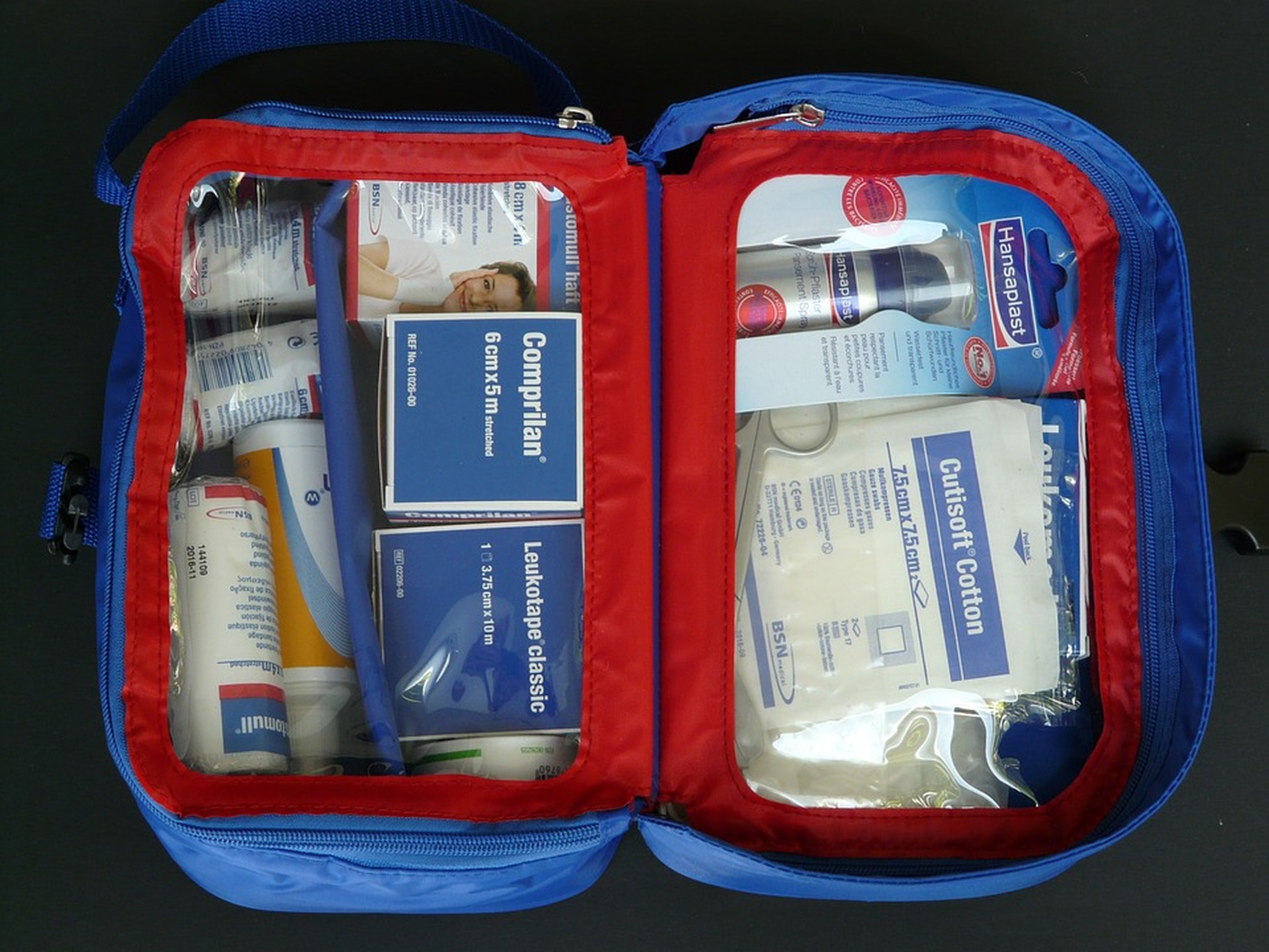 kit de primeros auxilios