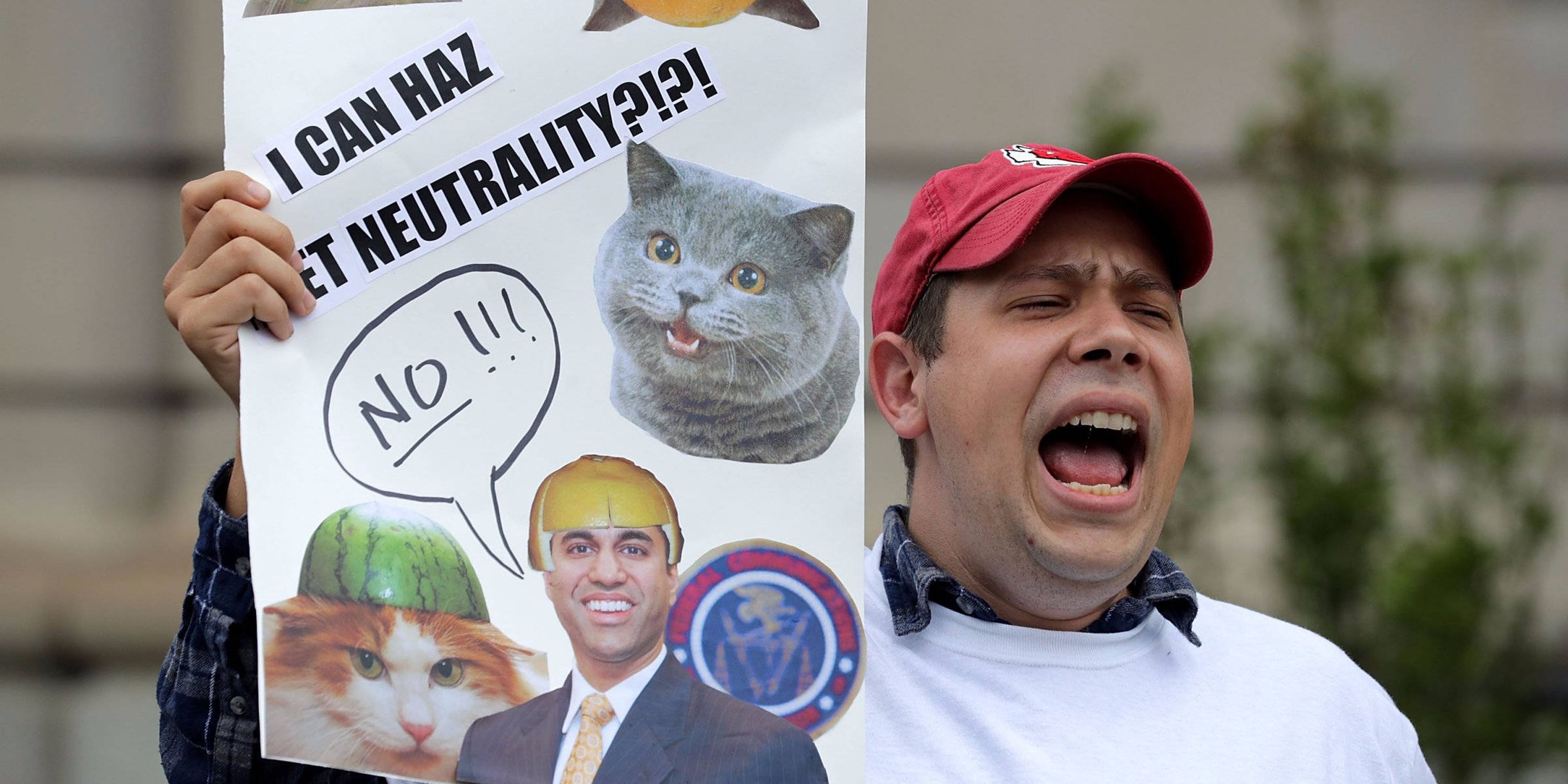 Protestas contra el plan de la FCC para acabar con la neutralidad de la red