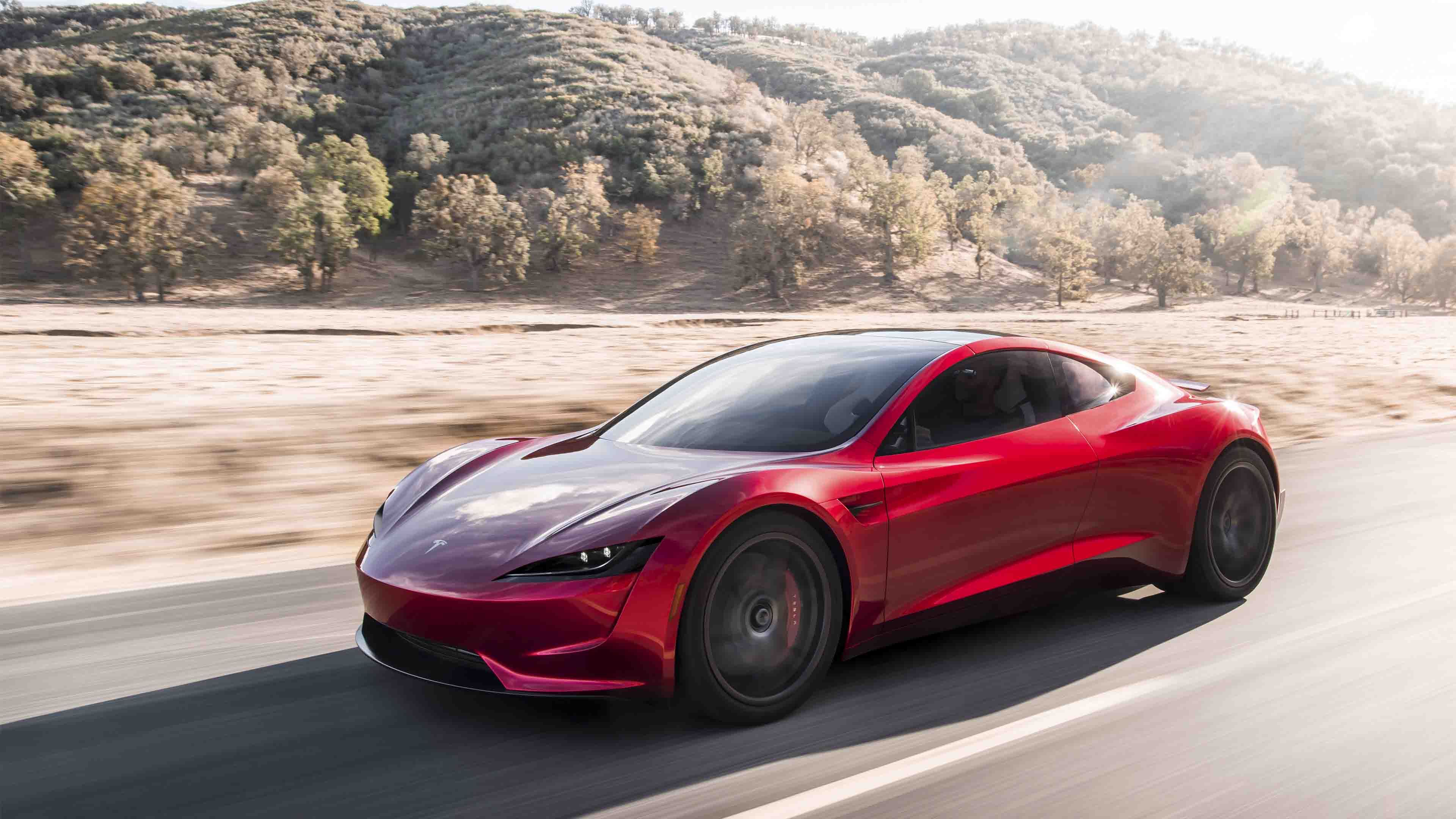 Imagen conceptual del Tesla Roadster.