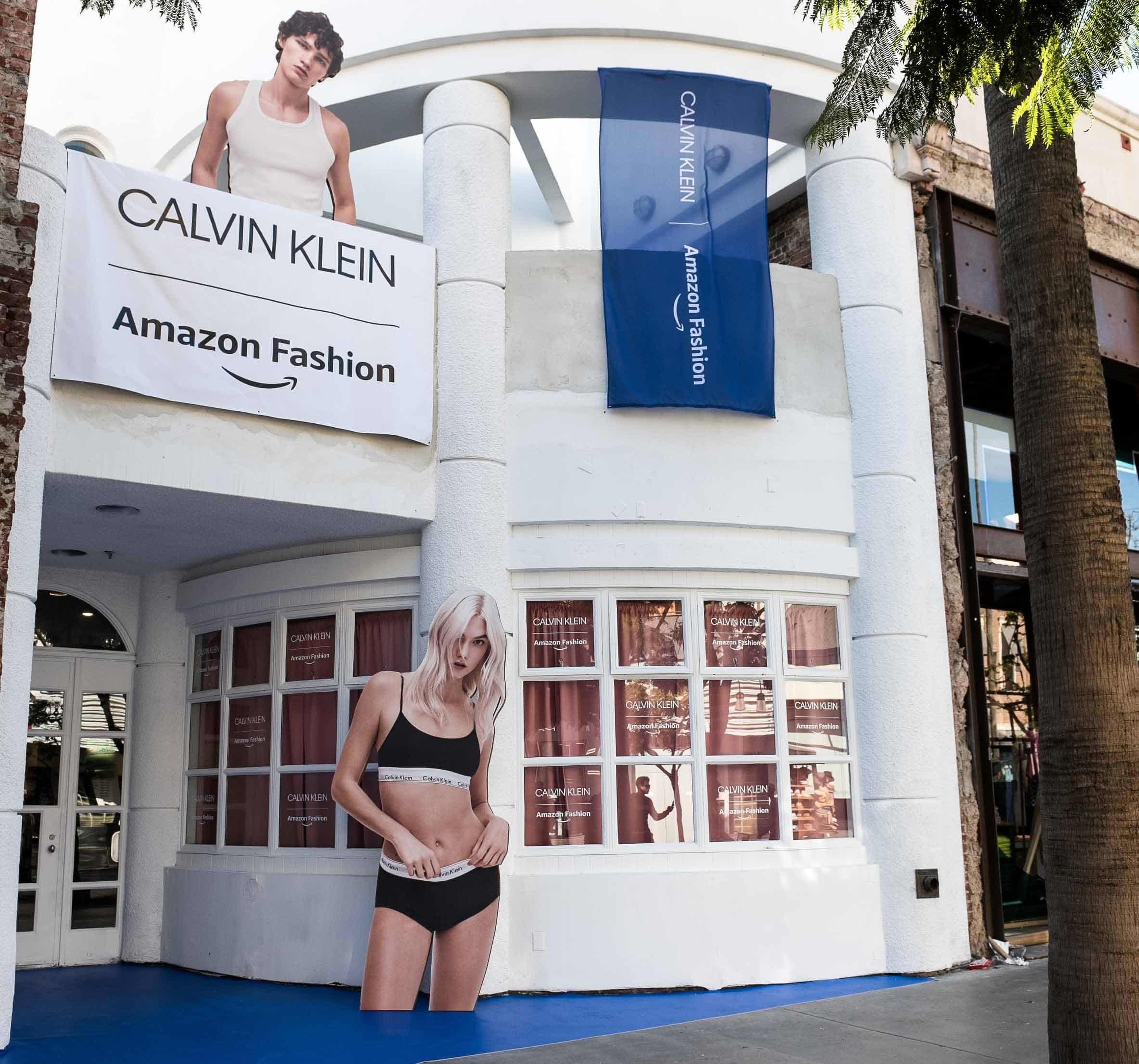Tienda pop-up Calvin Klein-Amazon