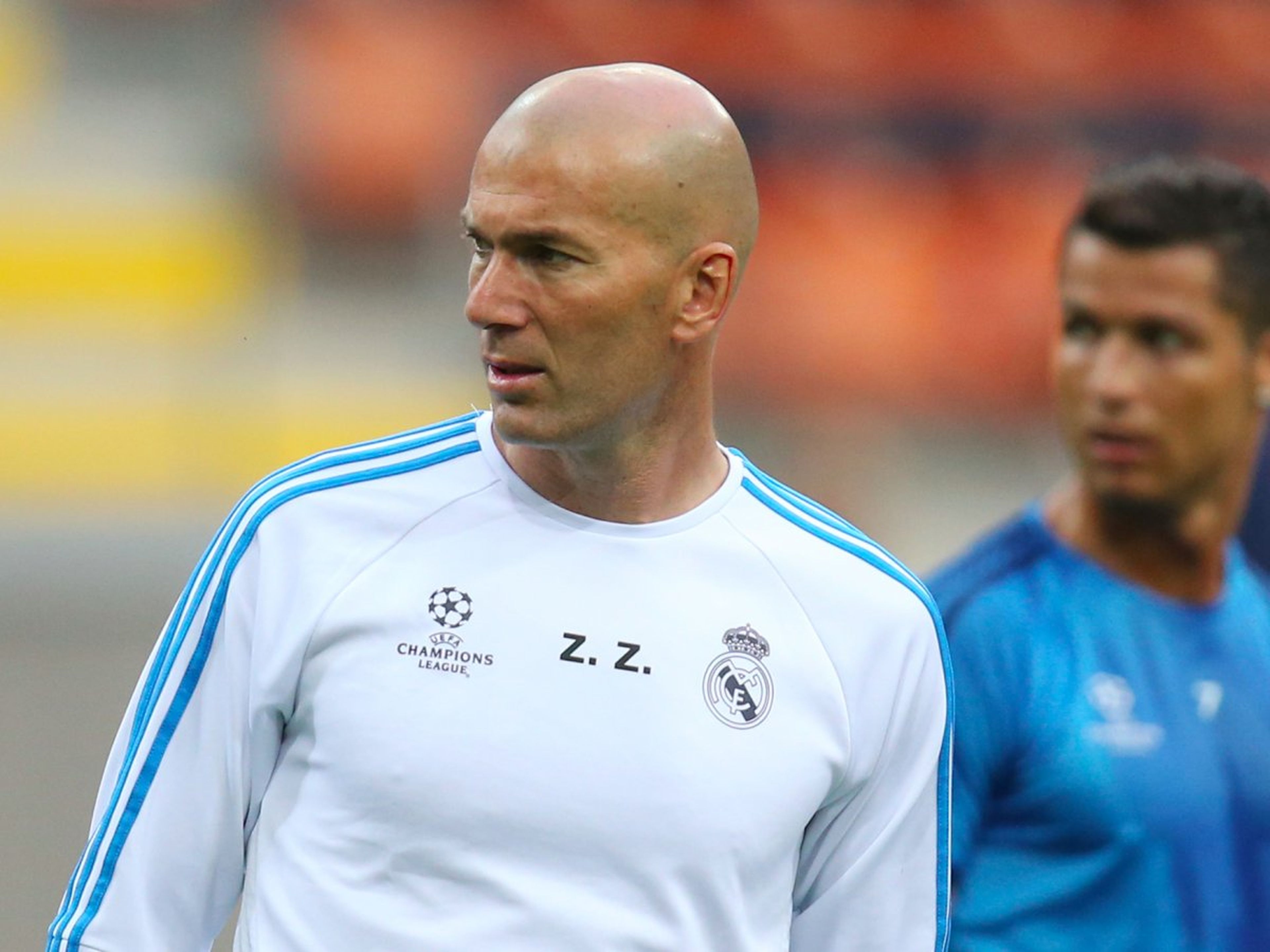 Zinedine Zidane, entrenador de fútbol del Real Madrid.