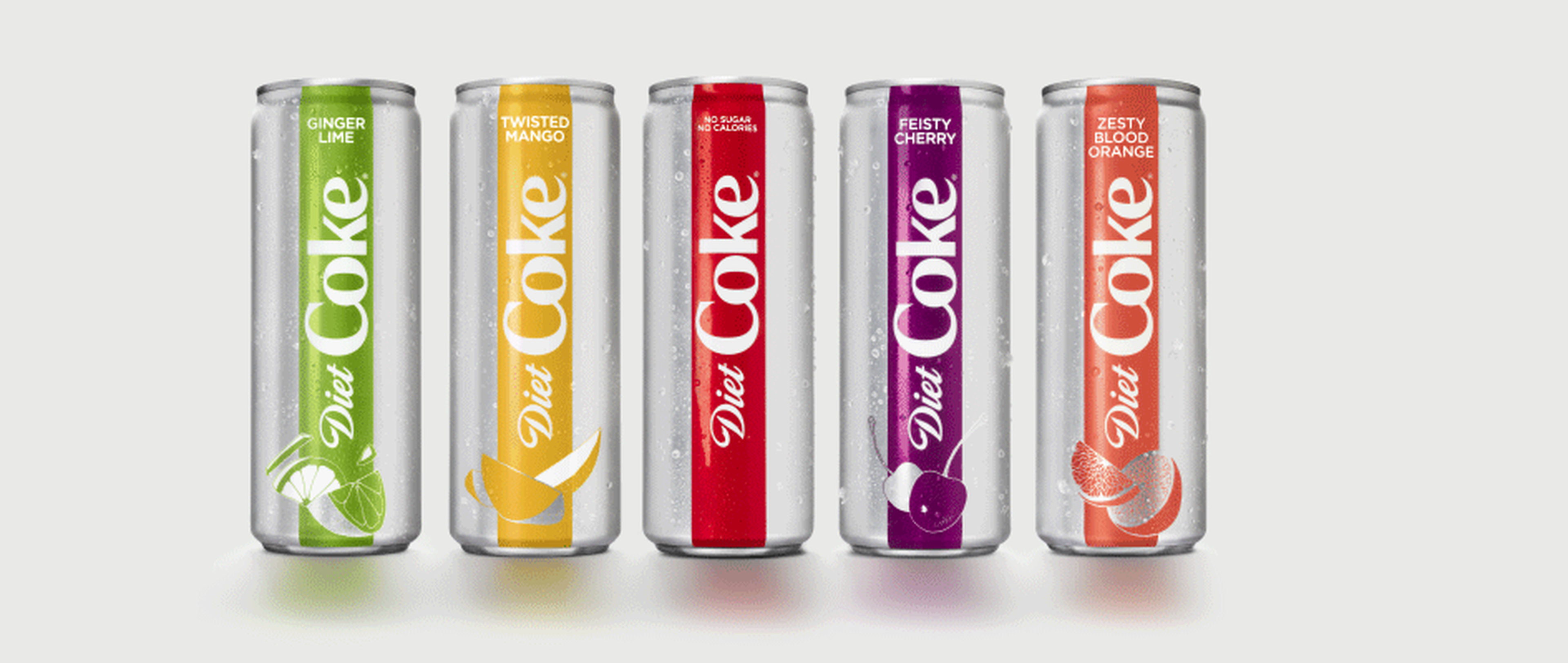 La nueva Coca-Cola Diet de sabores de EEUU.