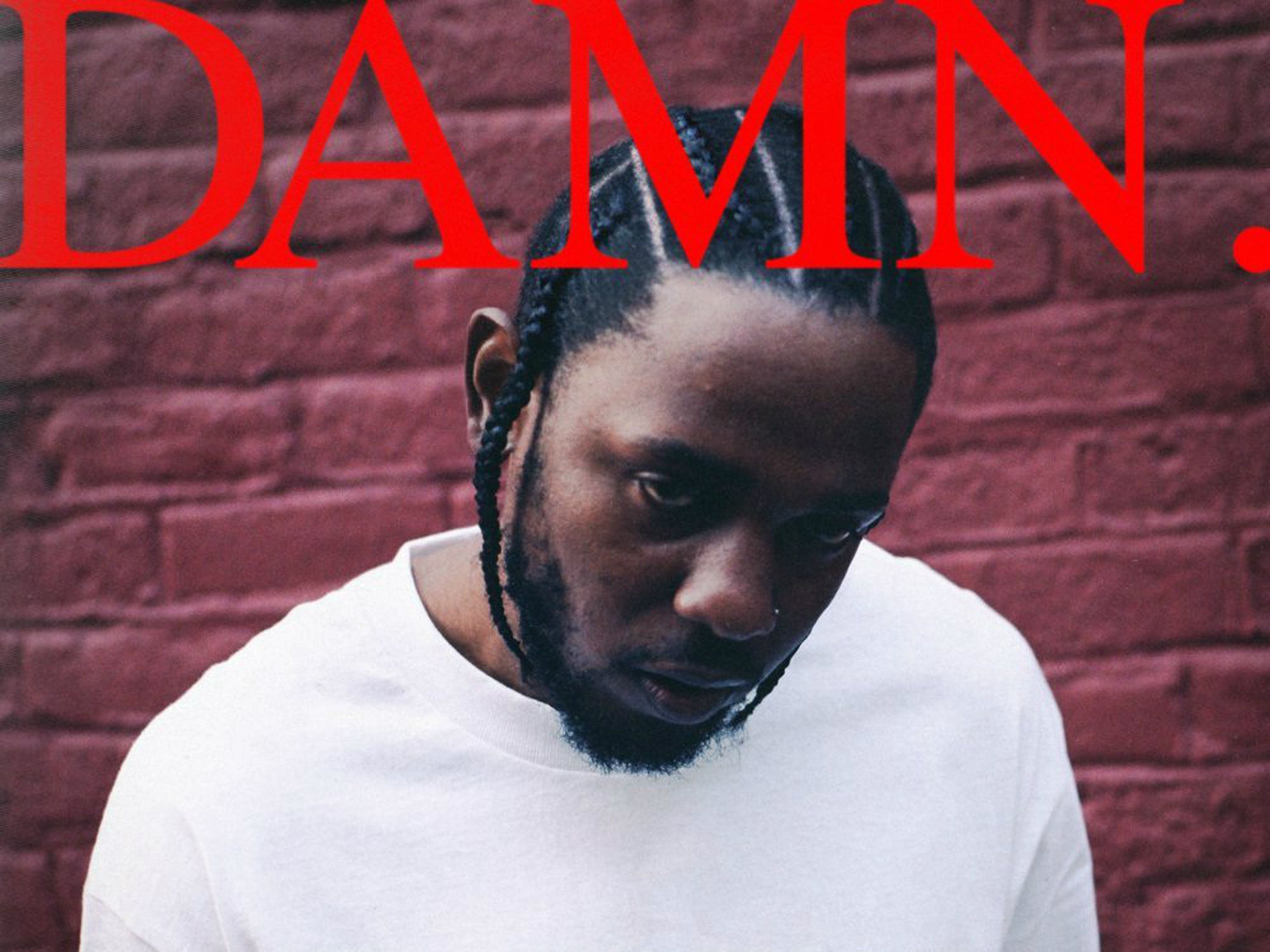 Kendrick Lamar en la portada de uno de sus discos.