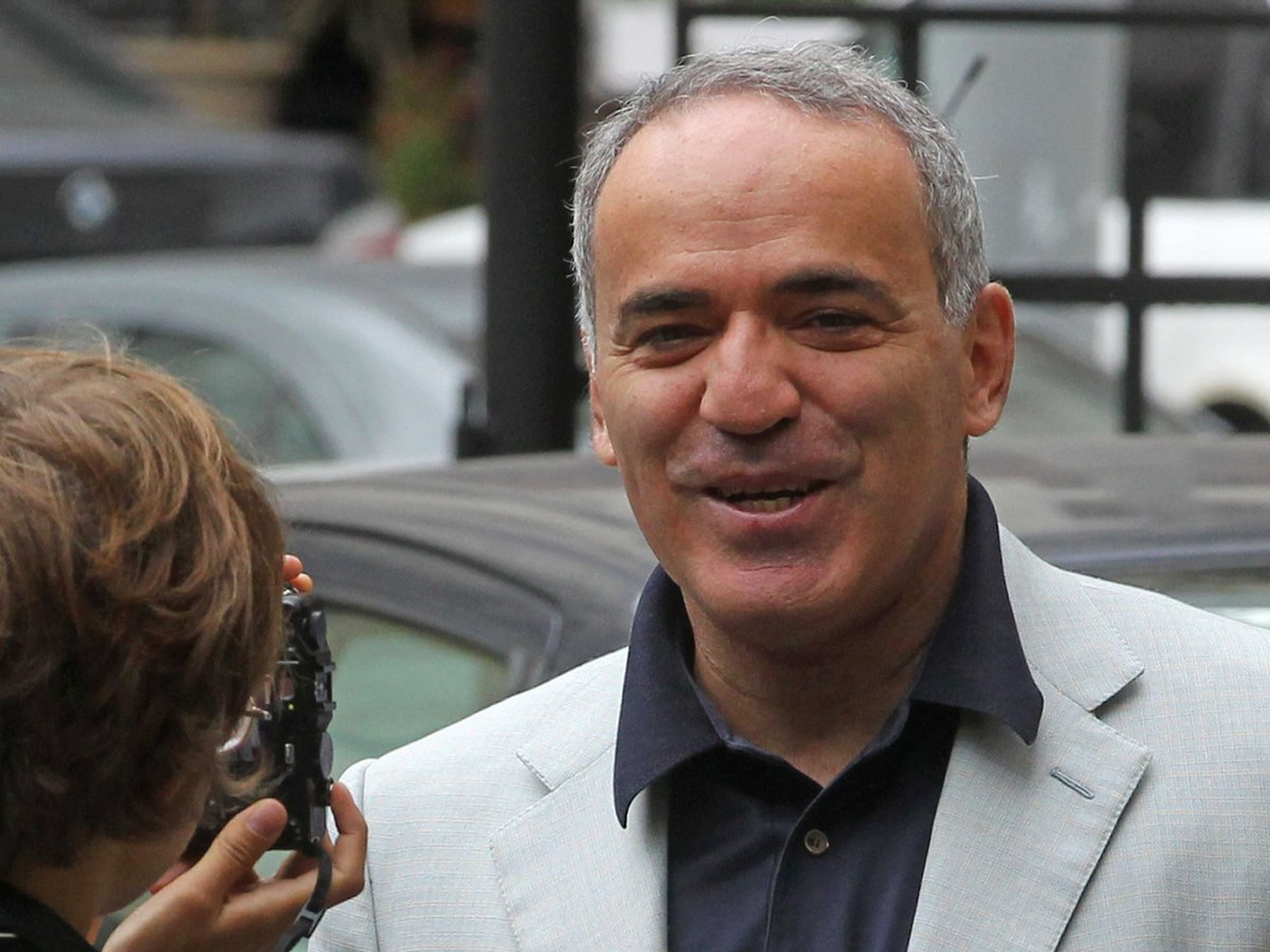 El gran maestro de ajedrez Garry Kasparov