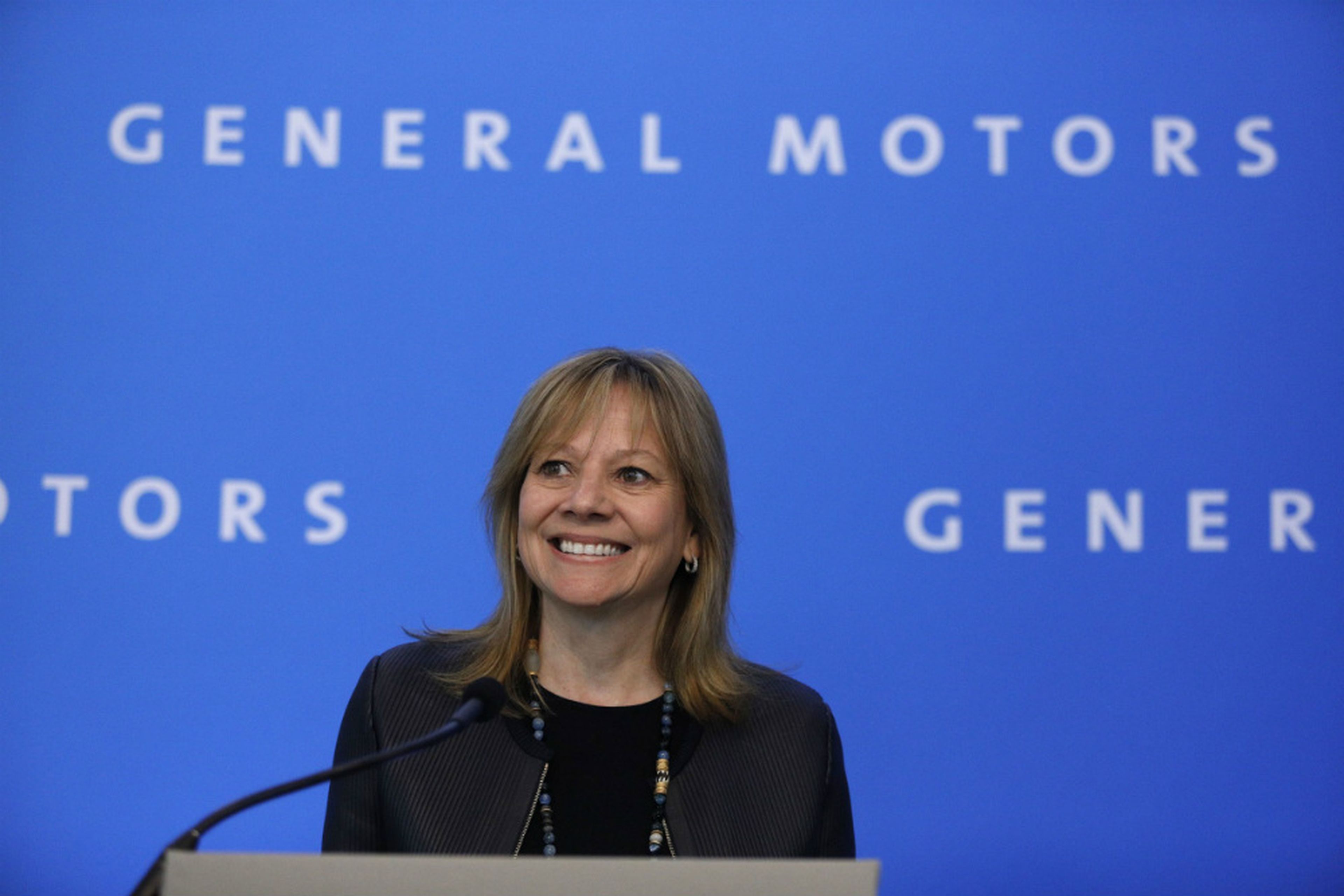 La CEO de General Motors, Mary Barra.