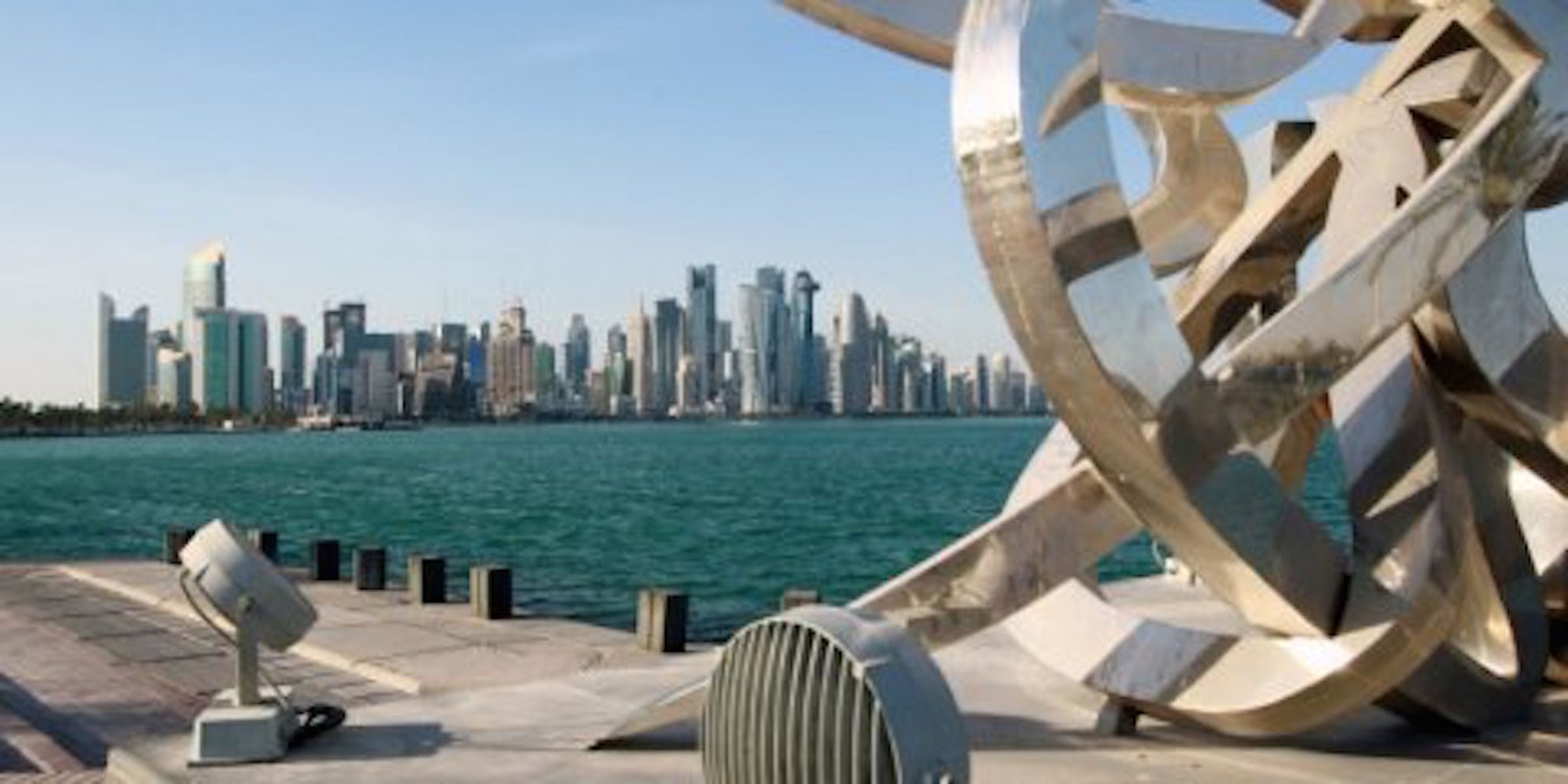 Edificios de Doha, la capital de Qatar