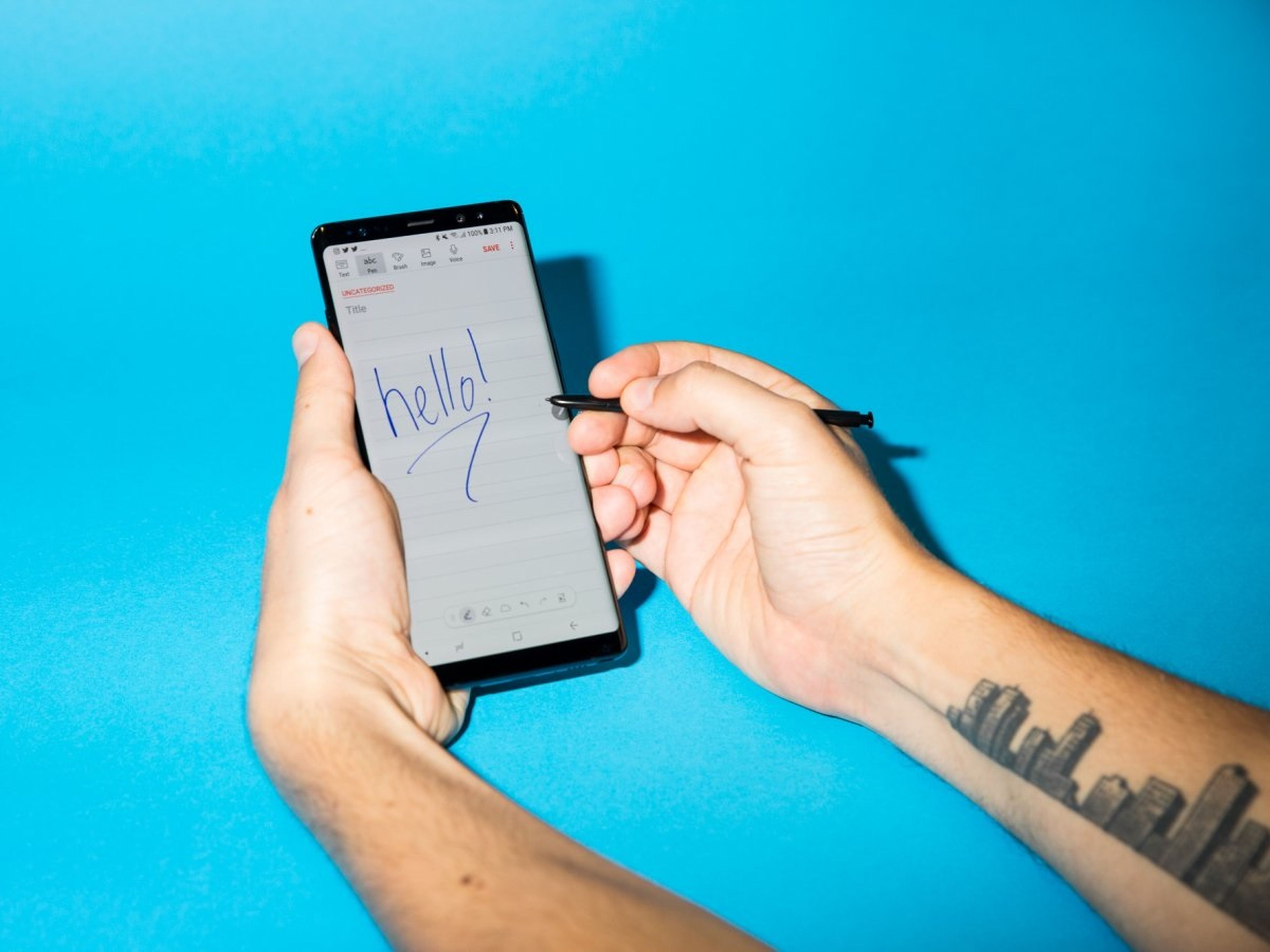 El Galaxy Note 8, que se estrenó en otoño de 2017.
