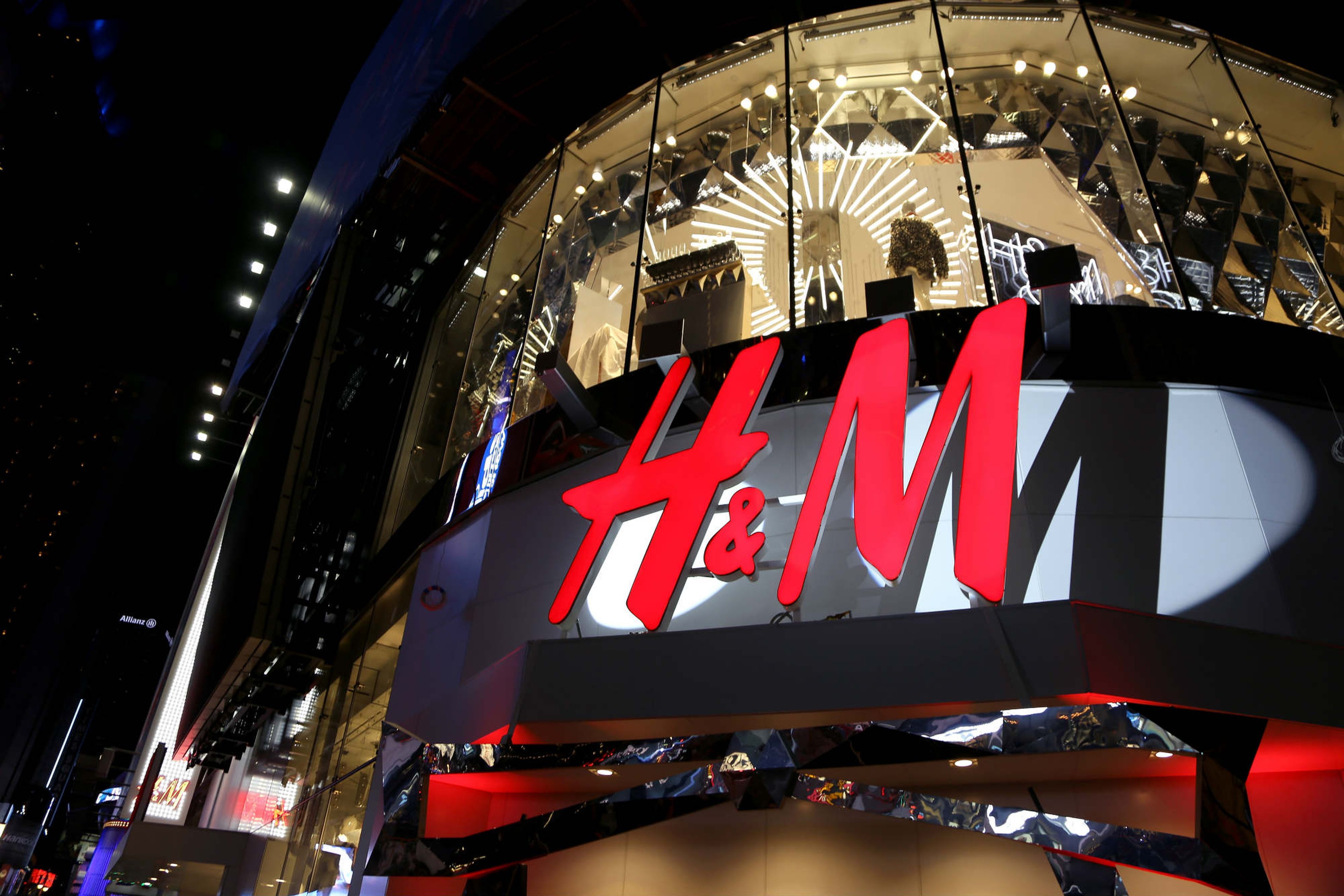 Una tienda H&M en Times Square, en Nueva York.