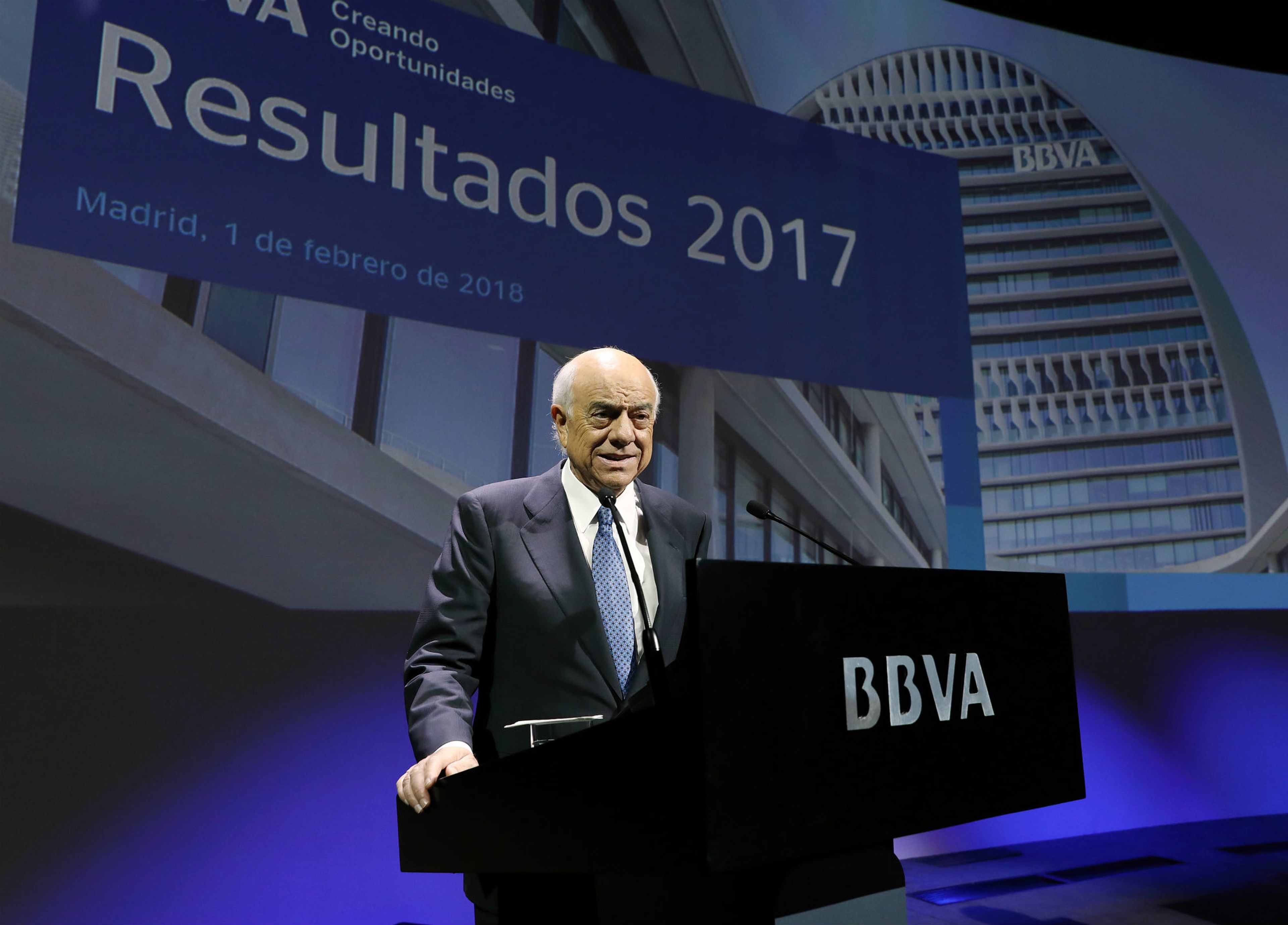 Francisco González es presidente de BBVA.