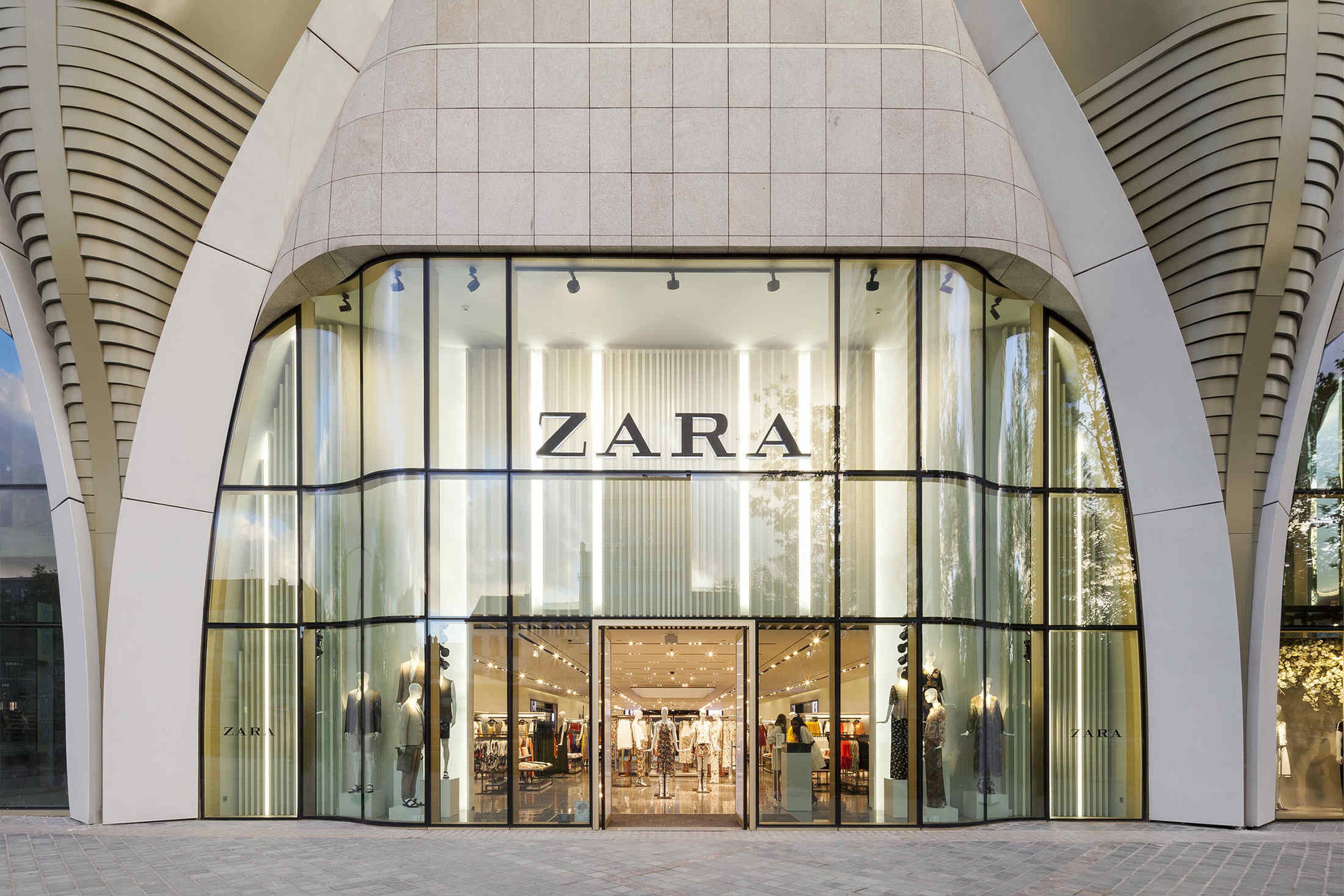 Una imagen de una tienda de Zara en Bruselas.