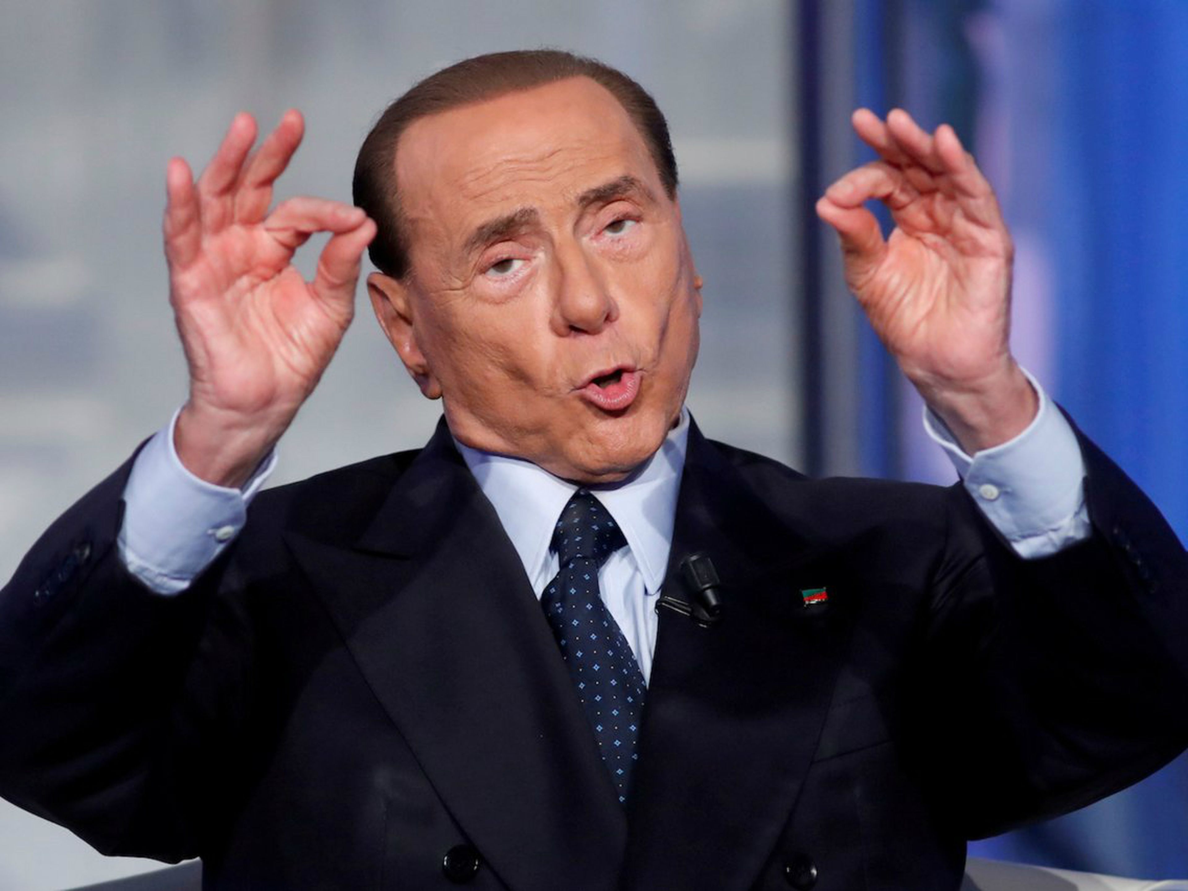 El ex primer ministro italiano, Silvio Berlusconi, fue condenado a prisión por fraude fiscal en 2013.