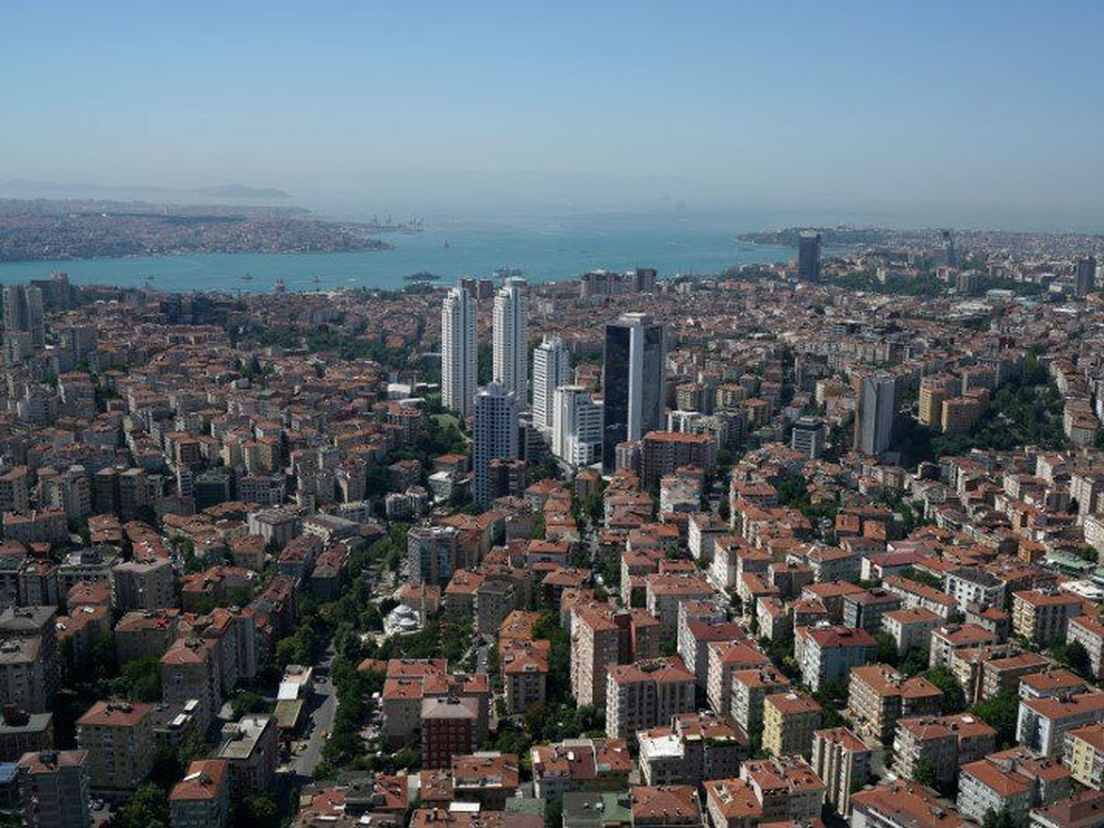 Fotografía de Estambul, la ciudad más poblada de Turquía.