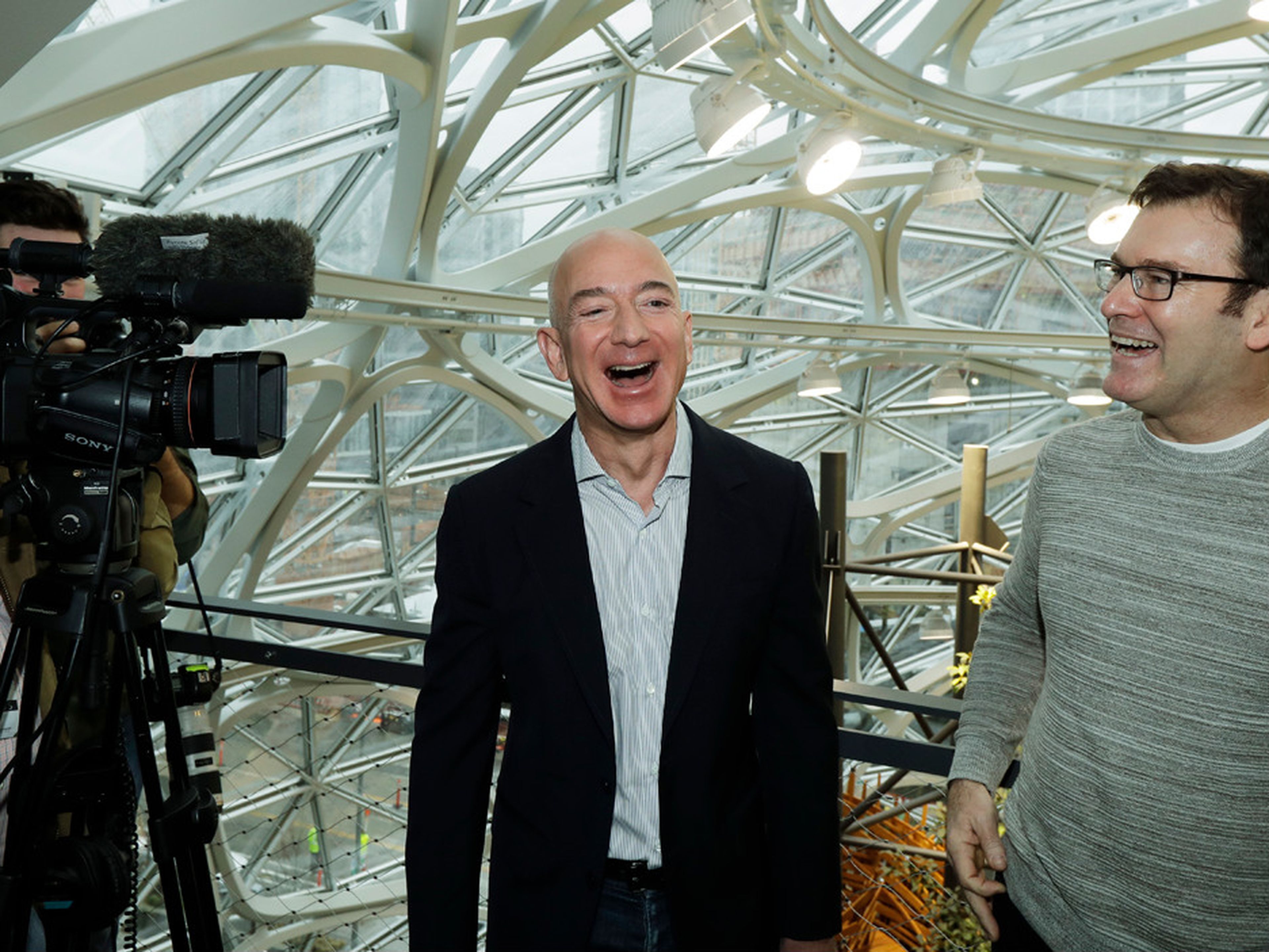 El director ejecutivo y fundador de Amazon, Jeff Bezos.