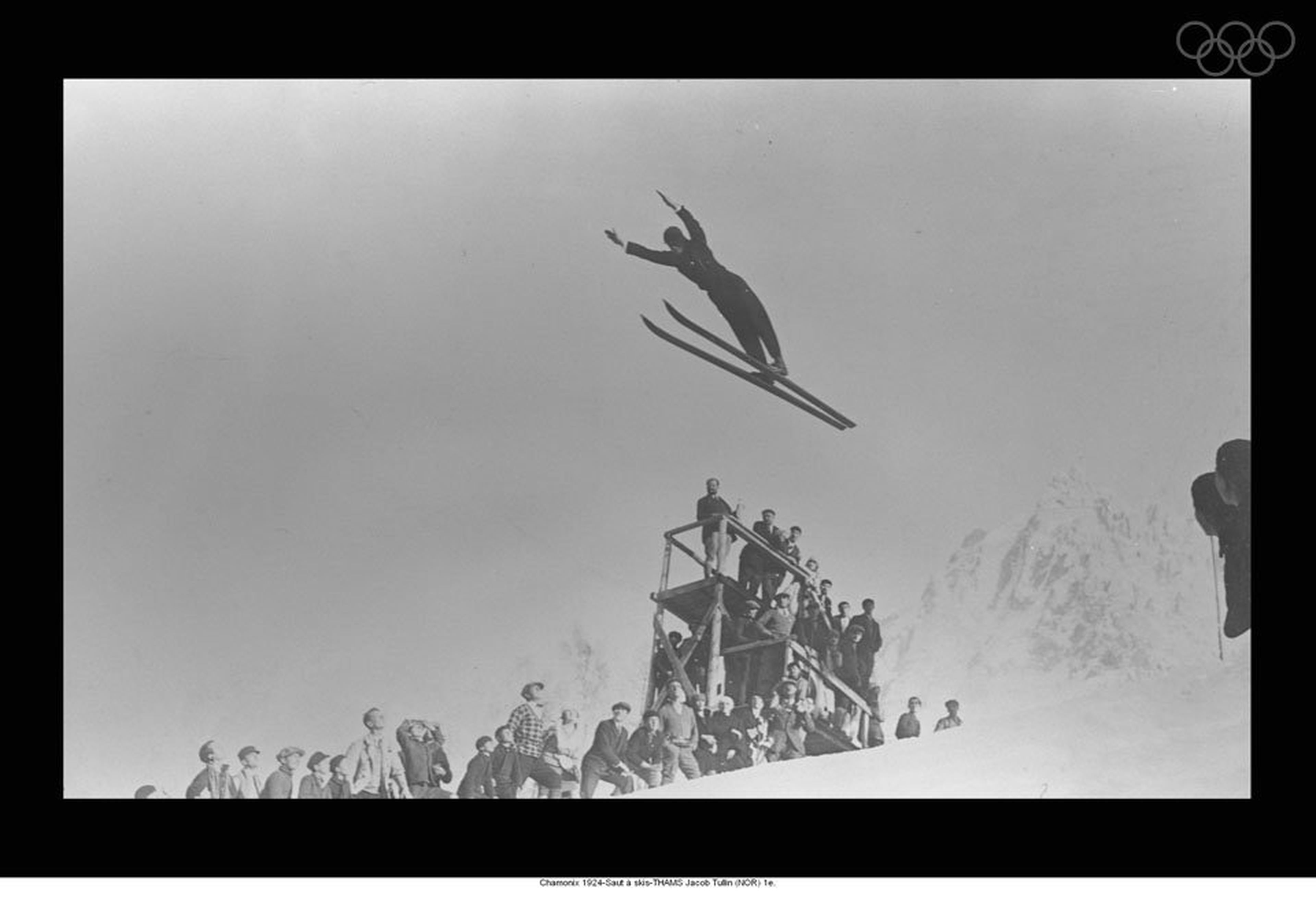 Tullin emplea la técnica Kongesberger en las Olimpiadas de Invierno de 1924.