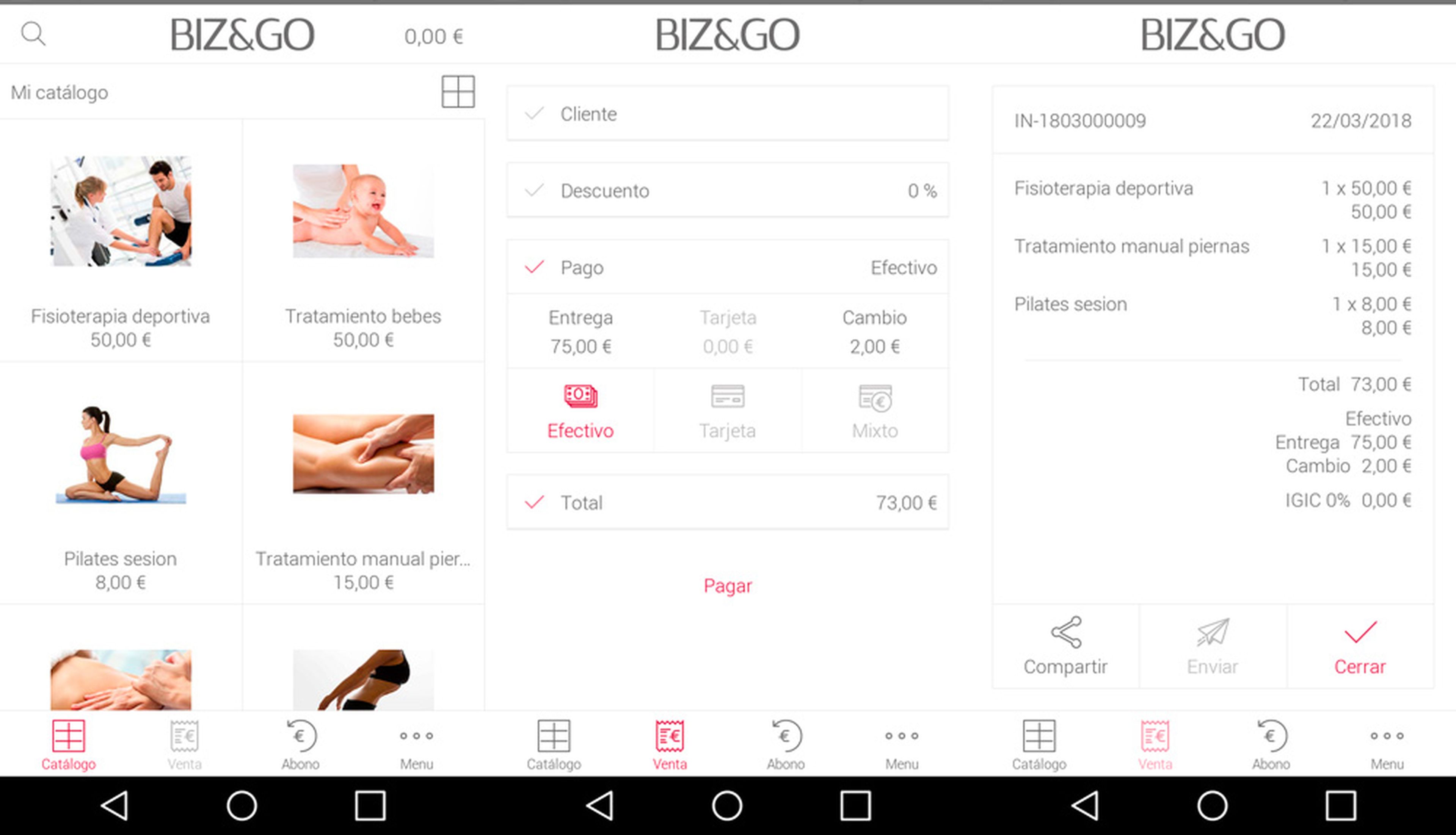 La aplicación de LG Biz&Go permite llevar un control total del negocio a través del teléfono móvil.