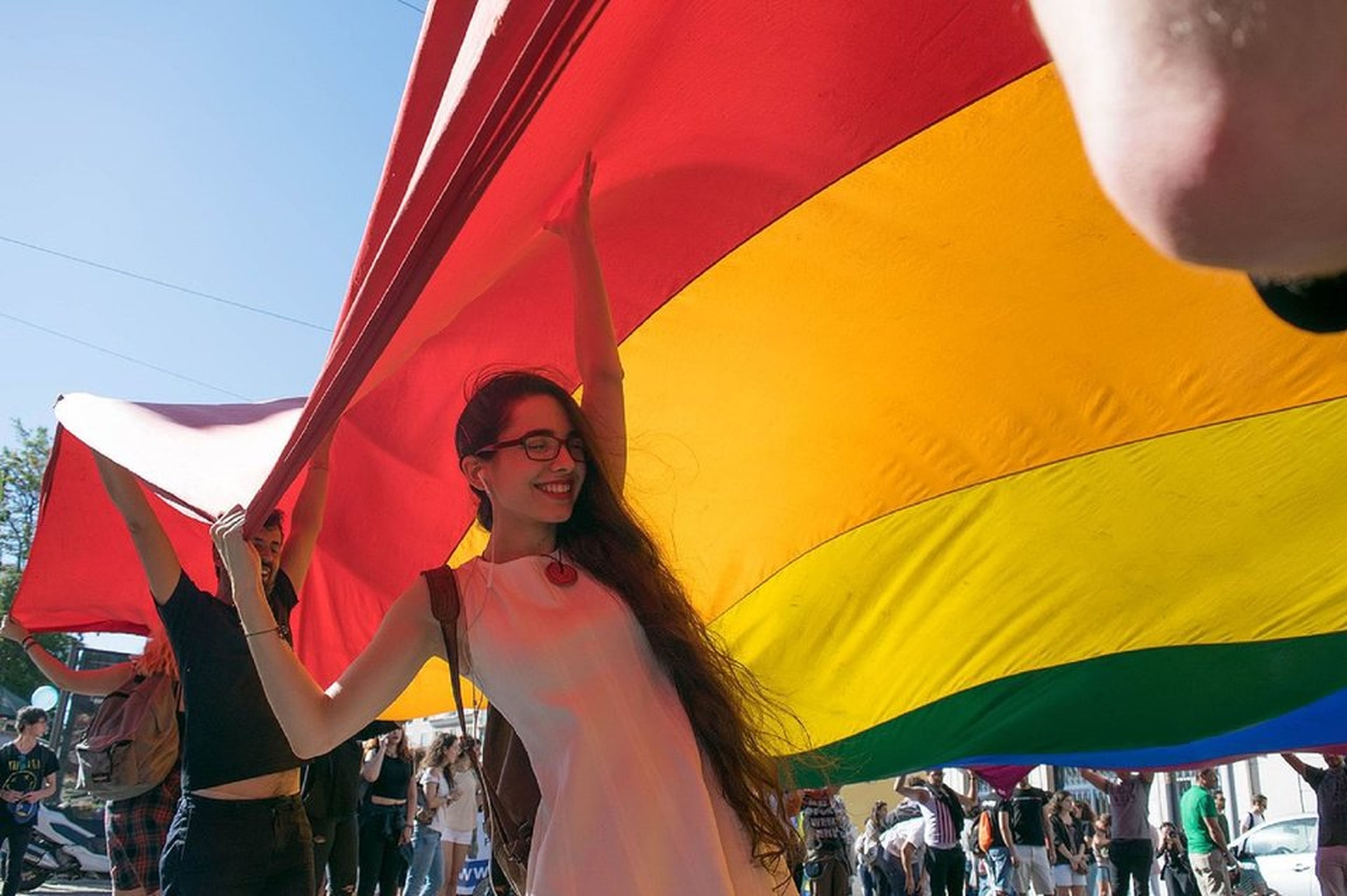 Marcha LGBT en Lisboa, Portugal, el 18 de junio de 2016.