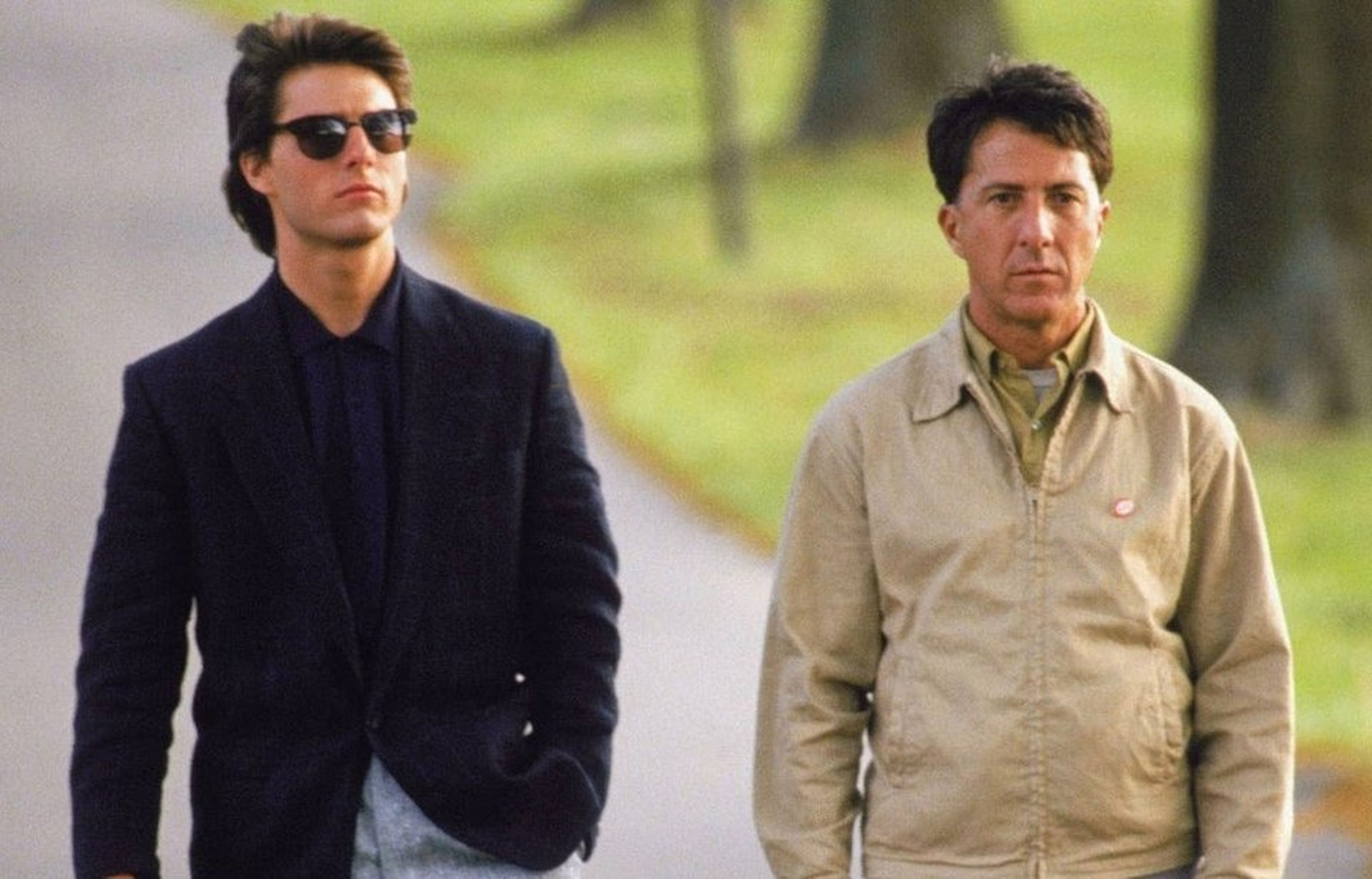Hoffman con Tom Cruise en Rain Man