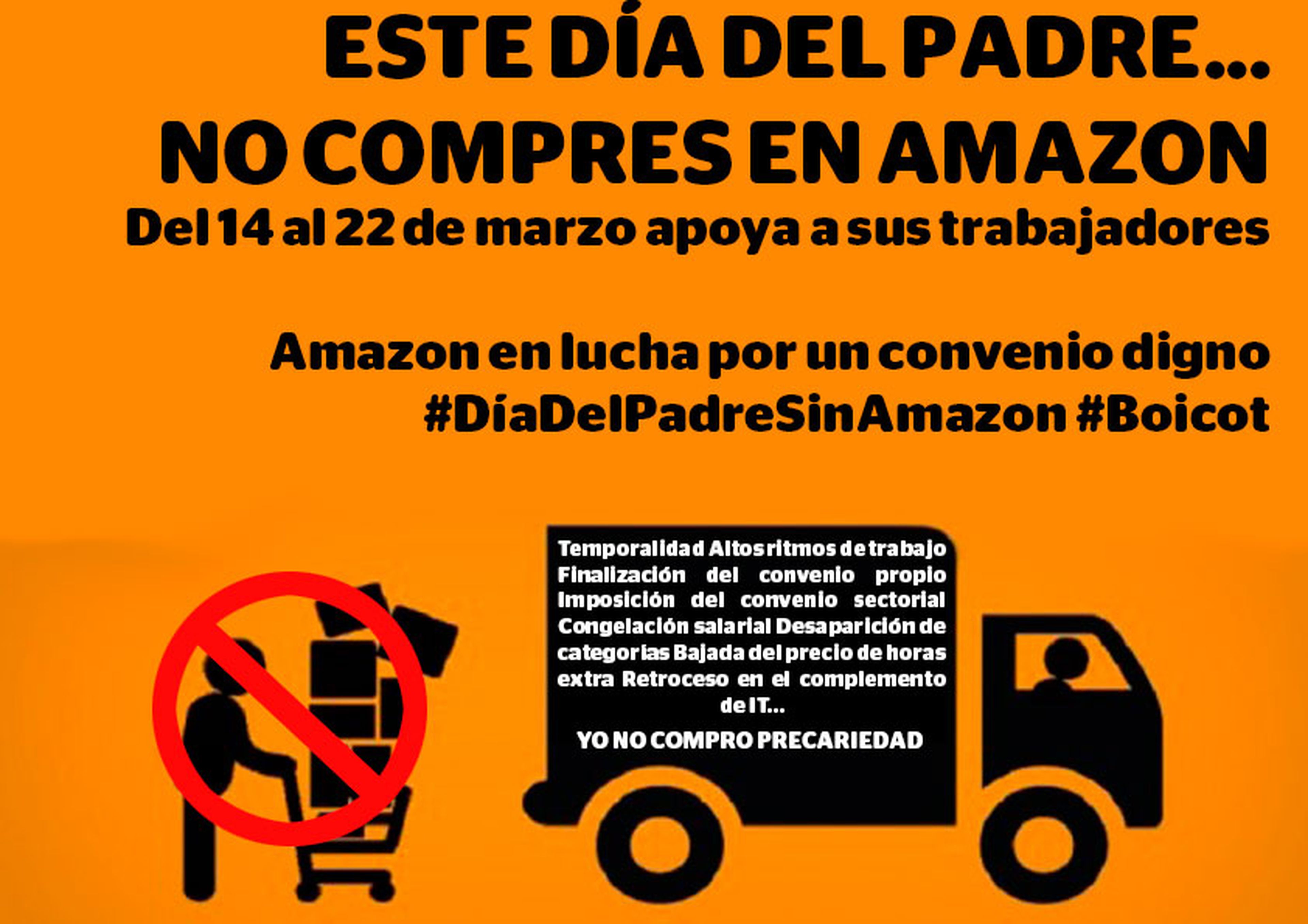 Cartel de la campaña de Amazon