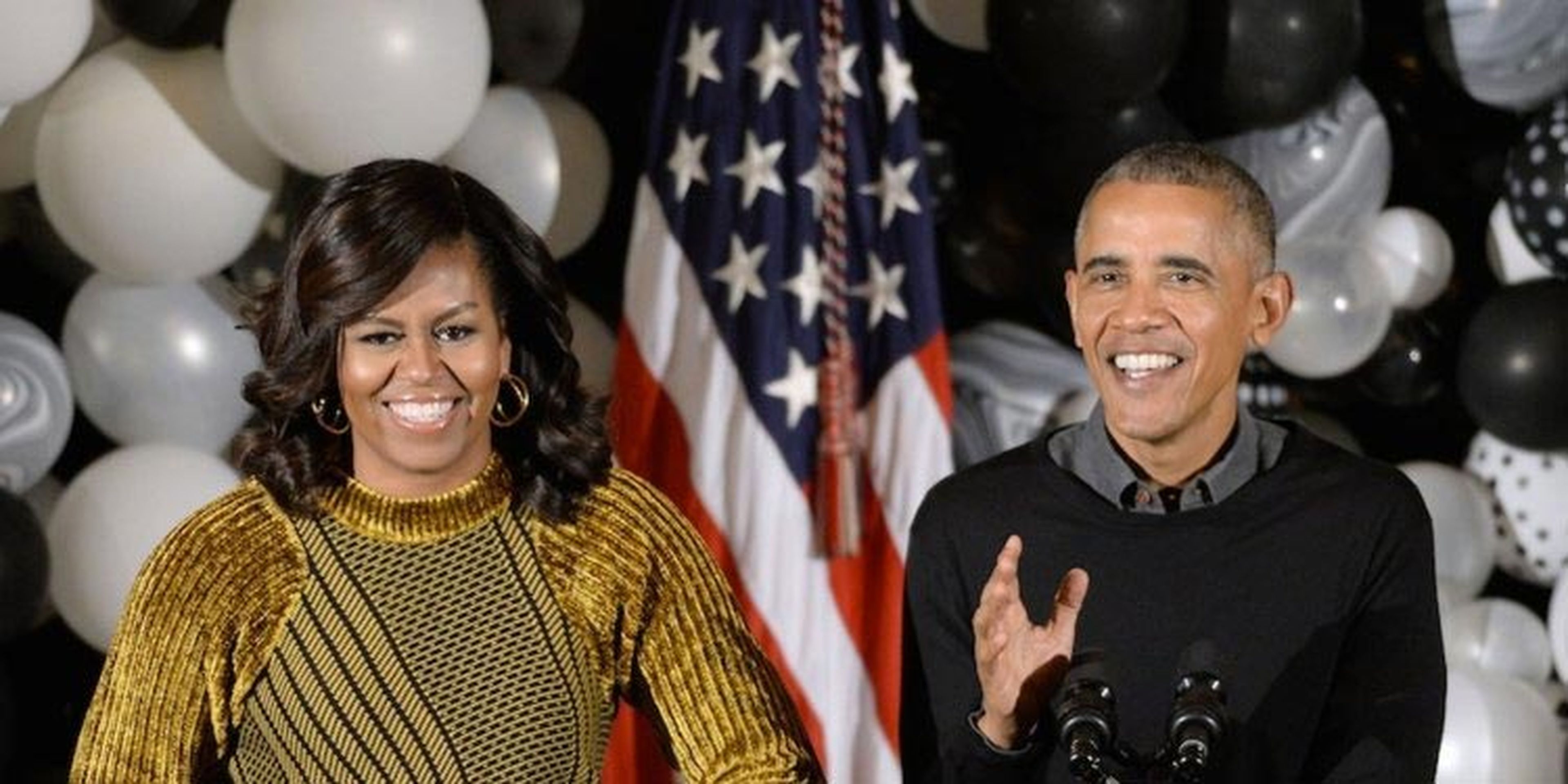 La ex primera dama y el ex presidente de los Estados Unidos, Michelle y Barack Obama.
