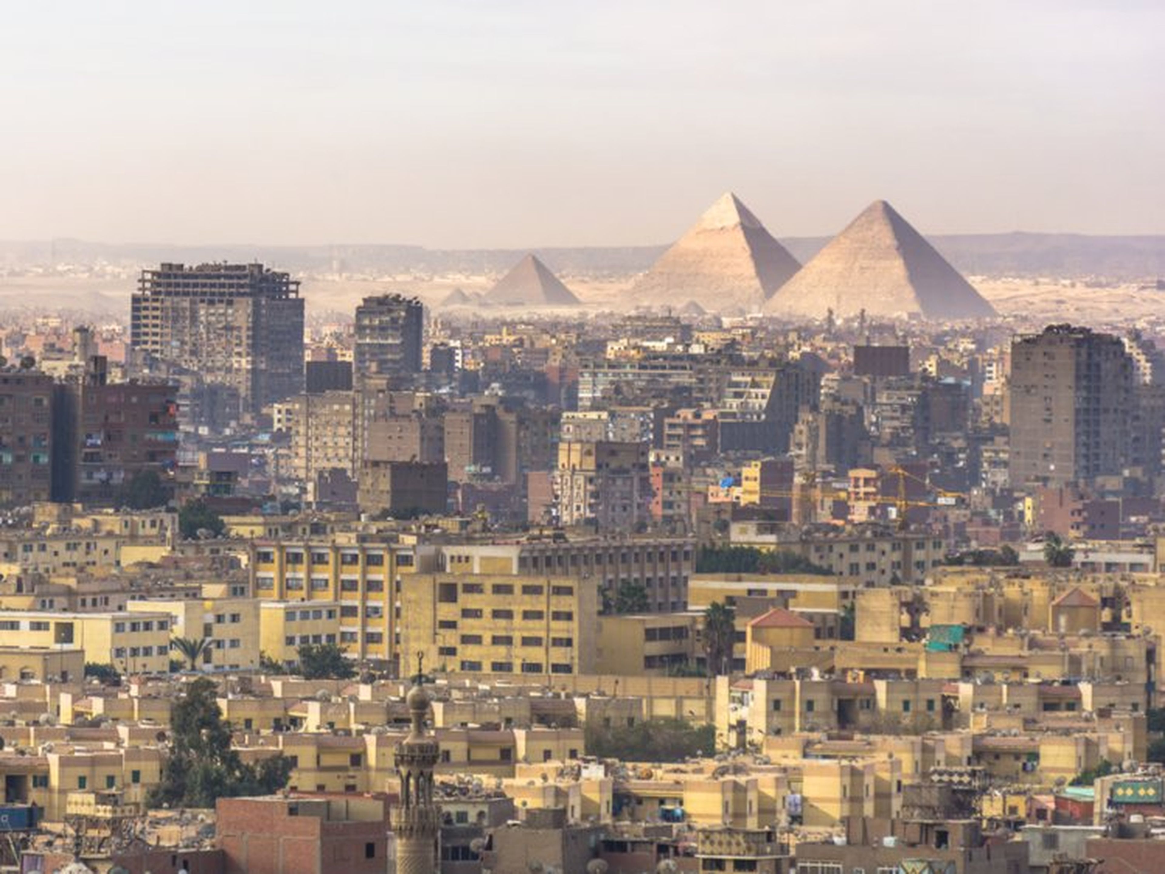Pirámides de Giza, a las afueras de El Cairo