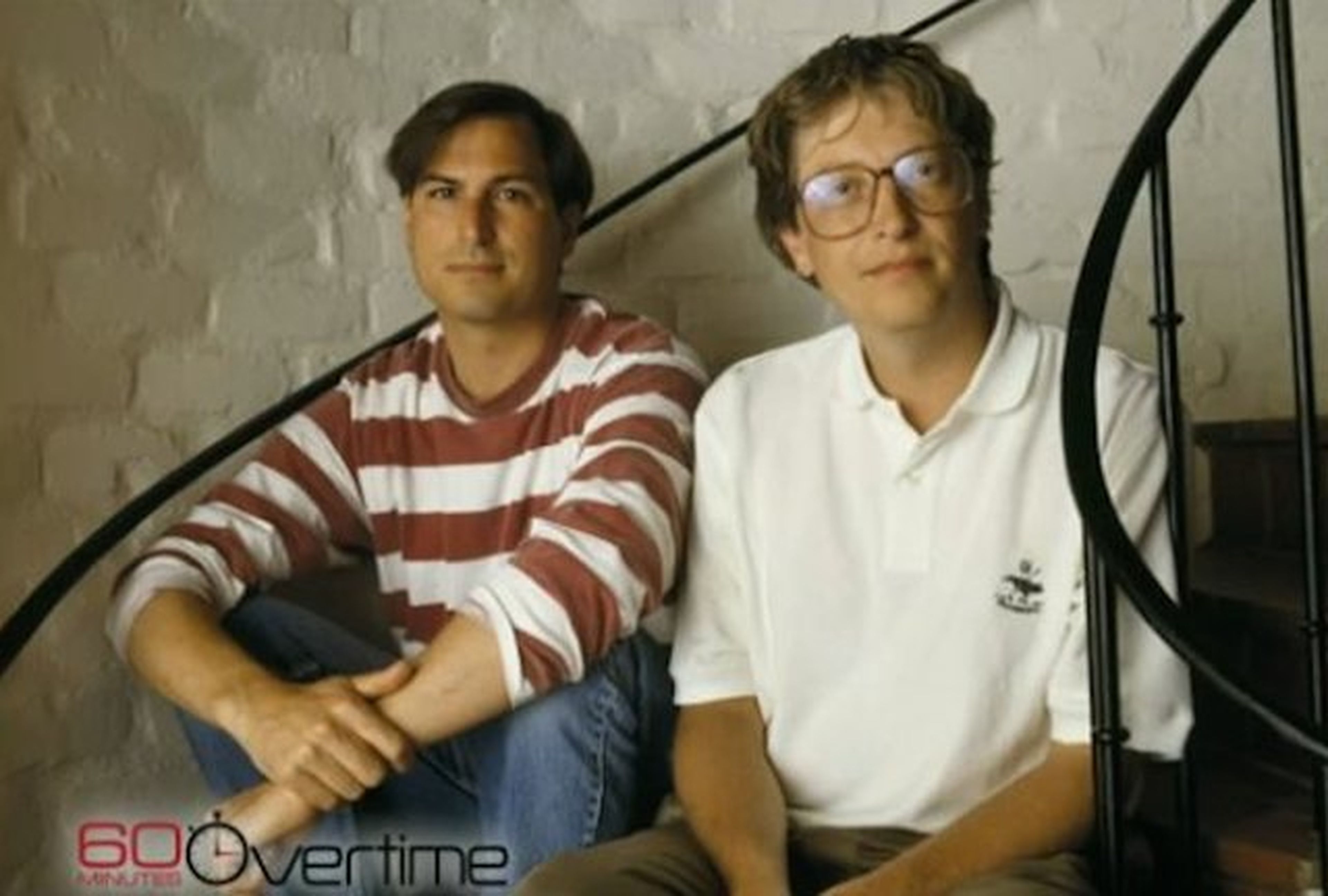 Steve Jobs y Bill Gates jóvenes
