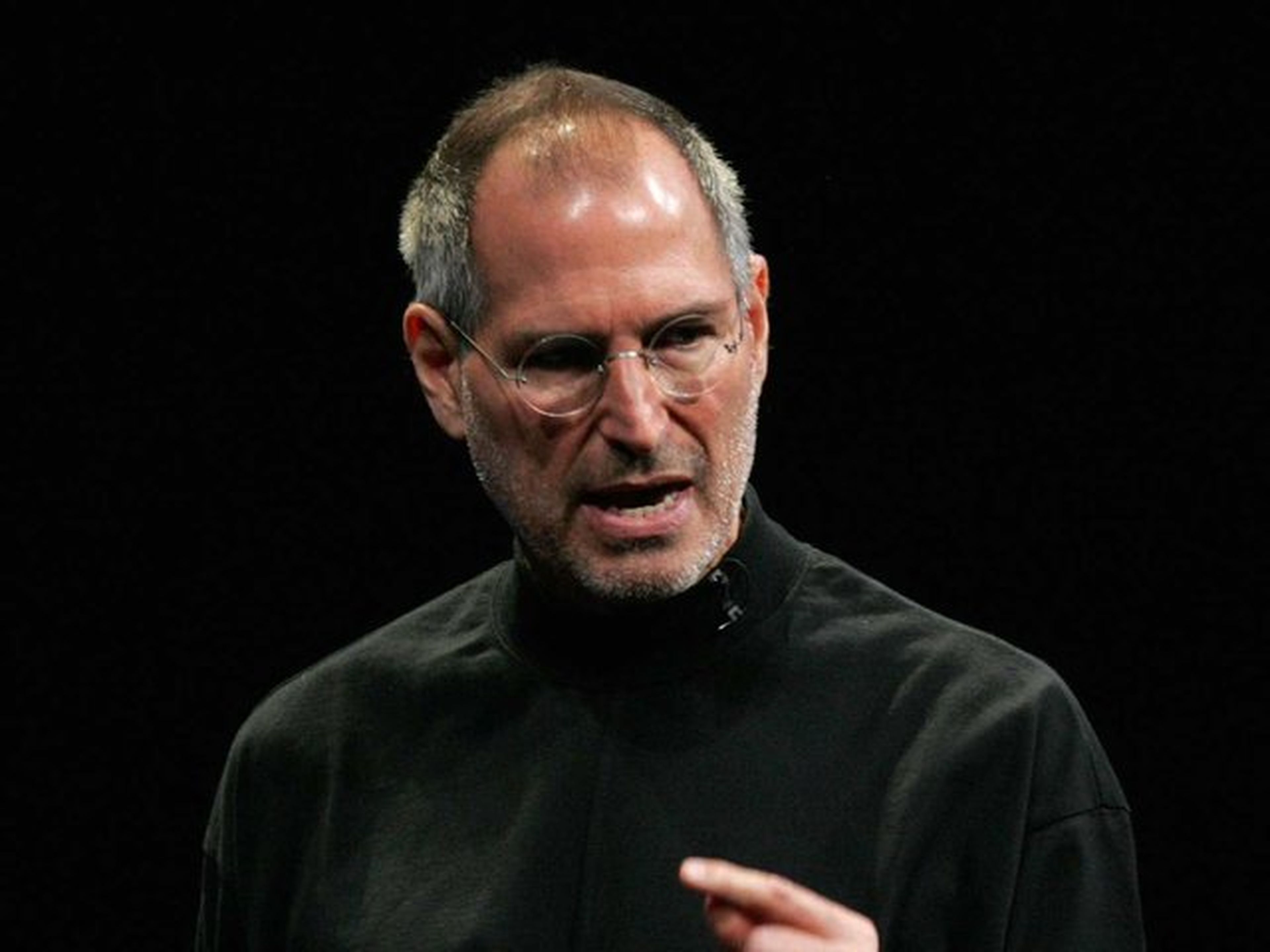 Steve Jobs enfadado