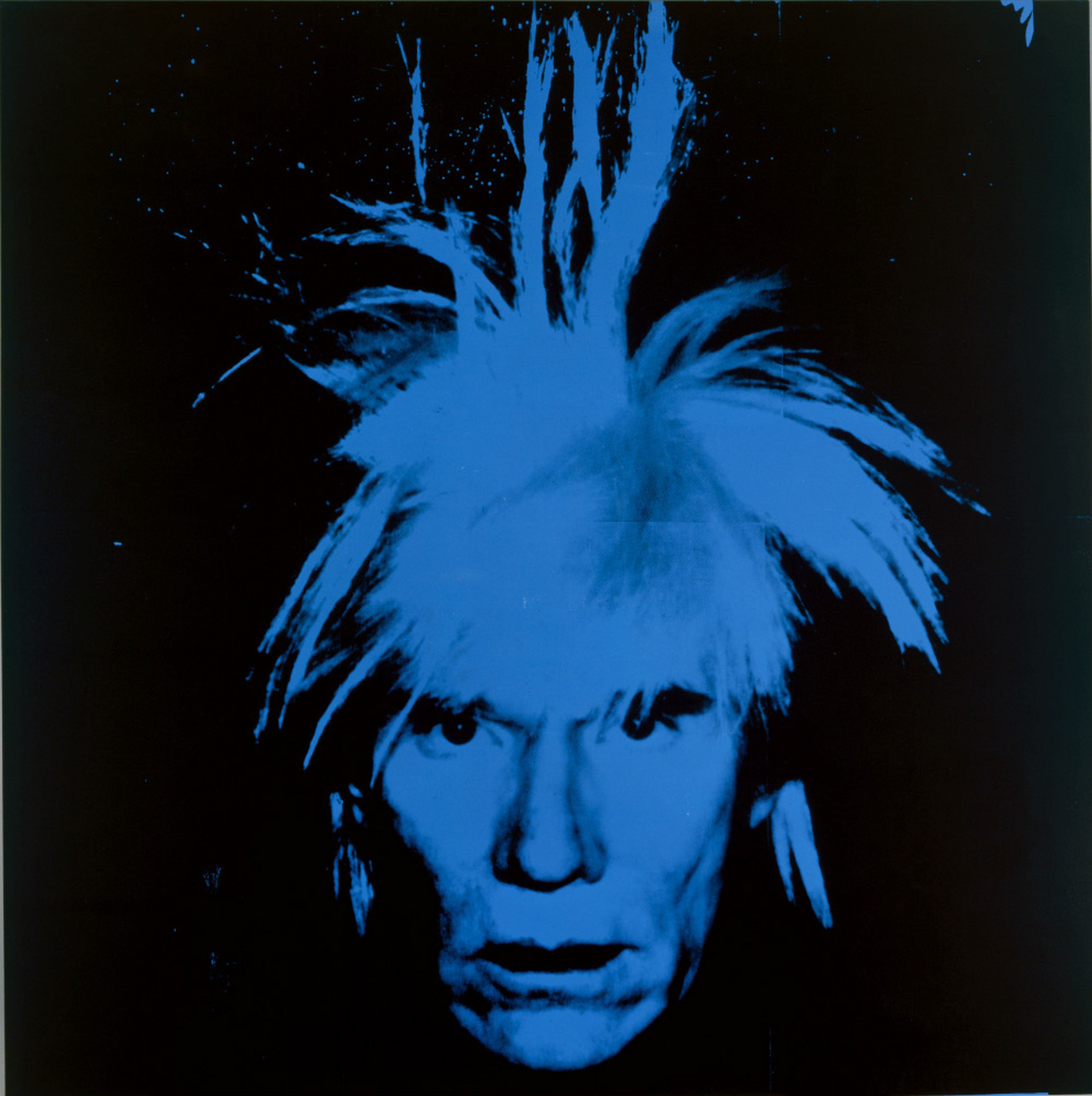 Este autorretrato de Andy Warhol en 1986 muestra una imagen igual de icónica que su arte.