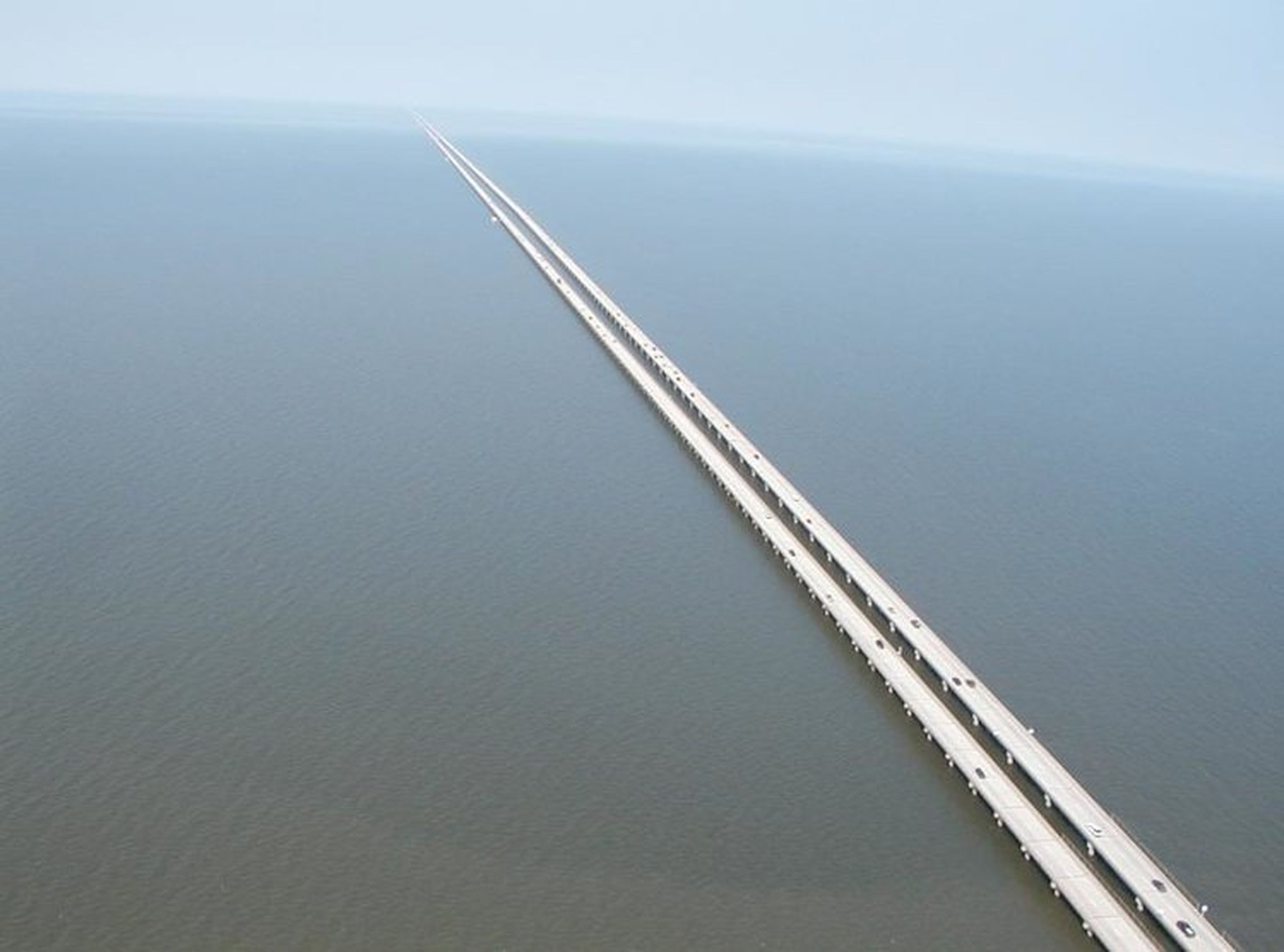 El puente de Manchac Swamp, en EE.UU.
