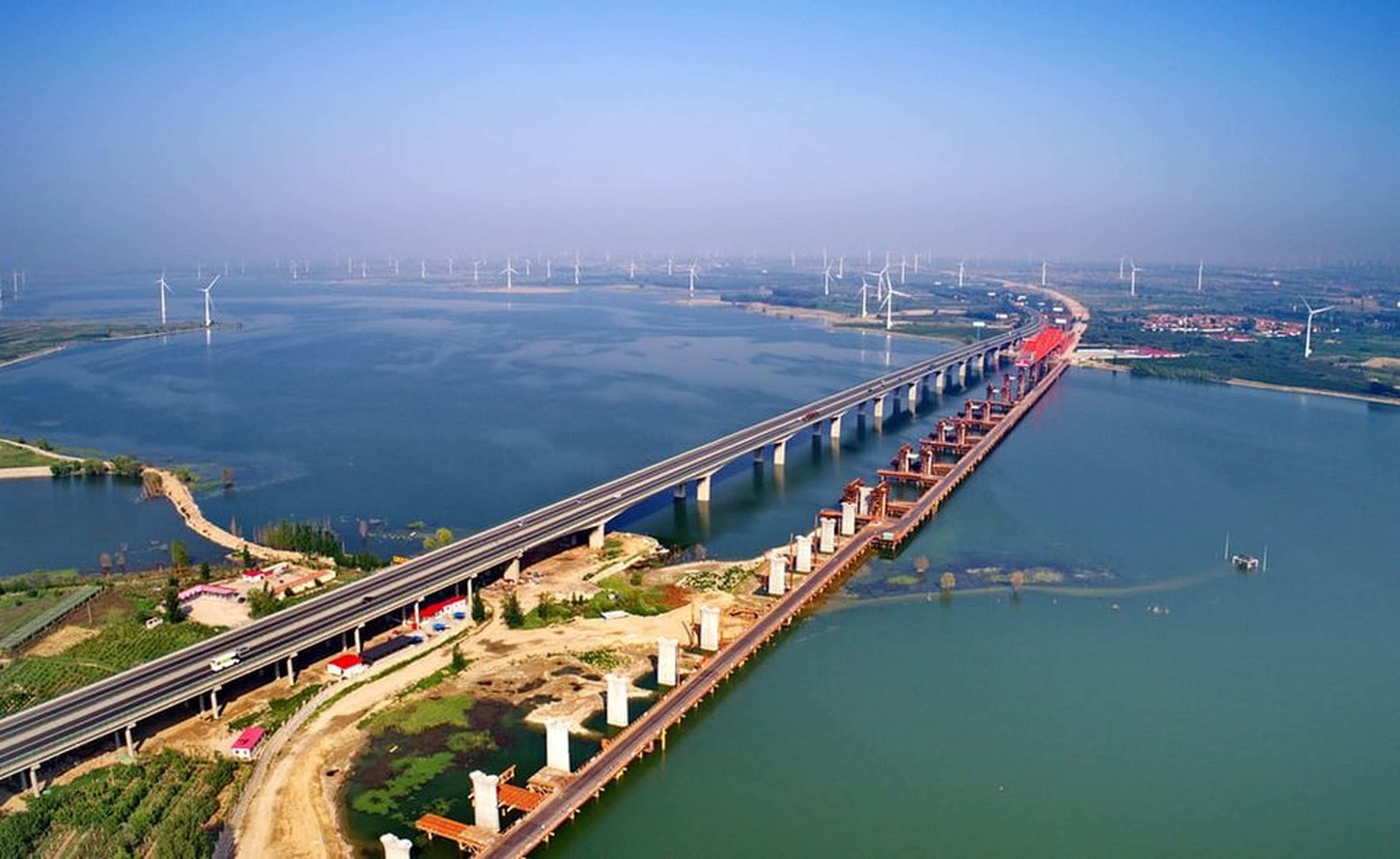 El Gran Puente de Tianjin, en China.