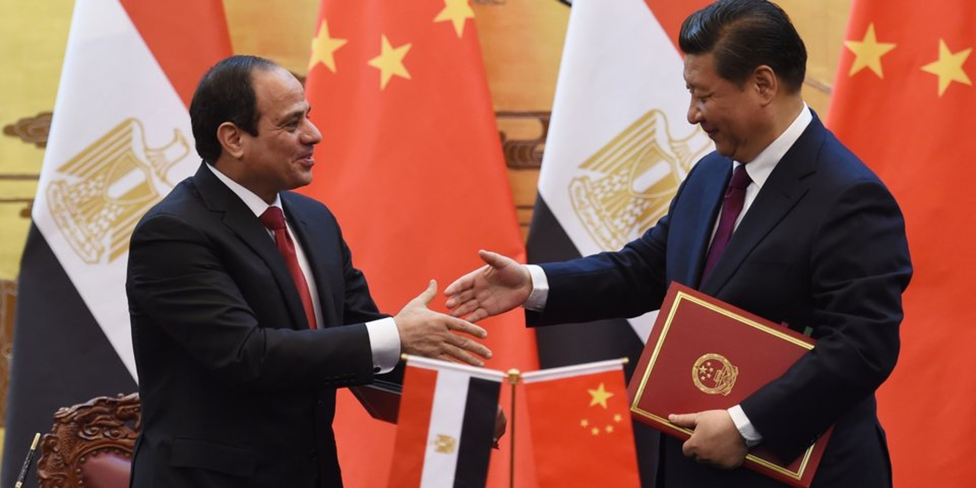 Al Sisi y Xi Jinping