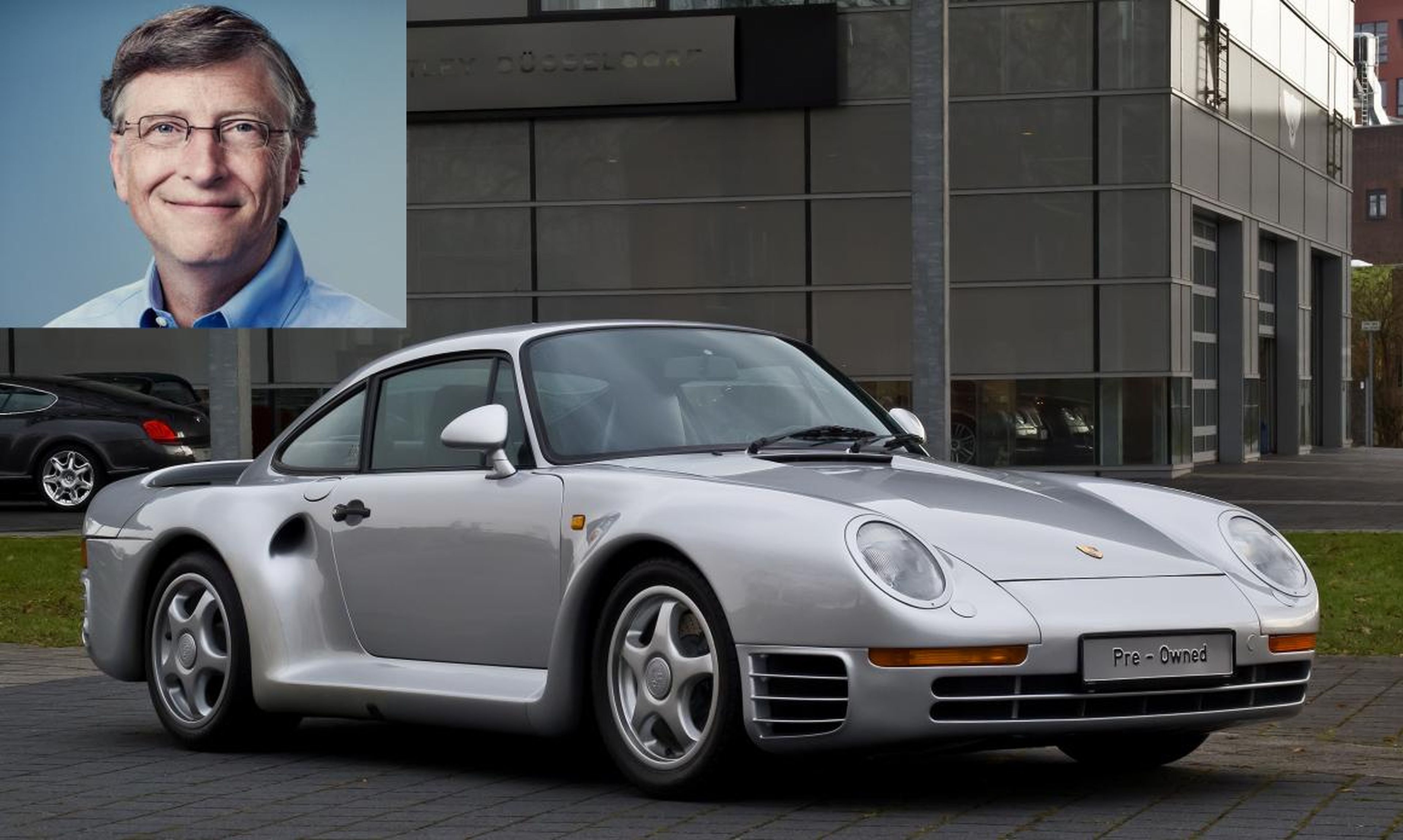 8. Speaking of cars, Gates has quite the Porsche collection. The headliner is his Porsche 959 sports car, which he bought 13 years before the car was approved by the US Environmental Protection Agency or the US Department of