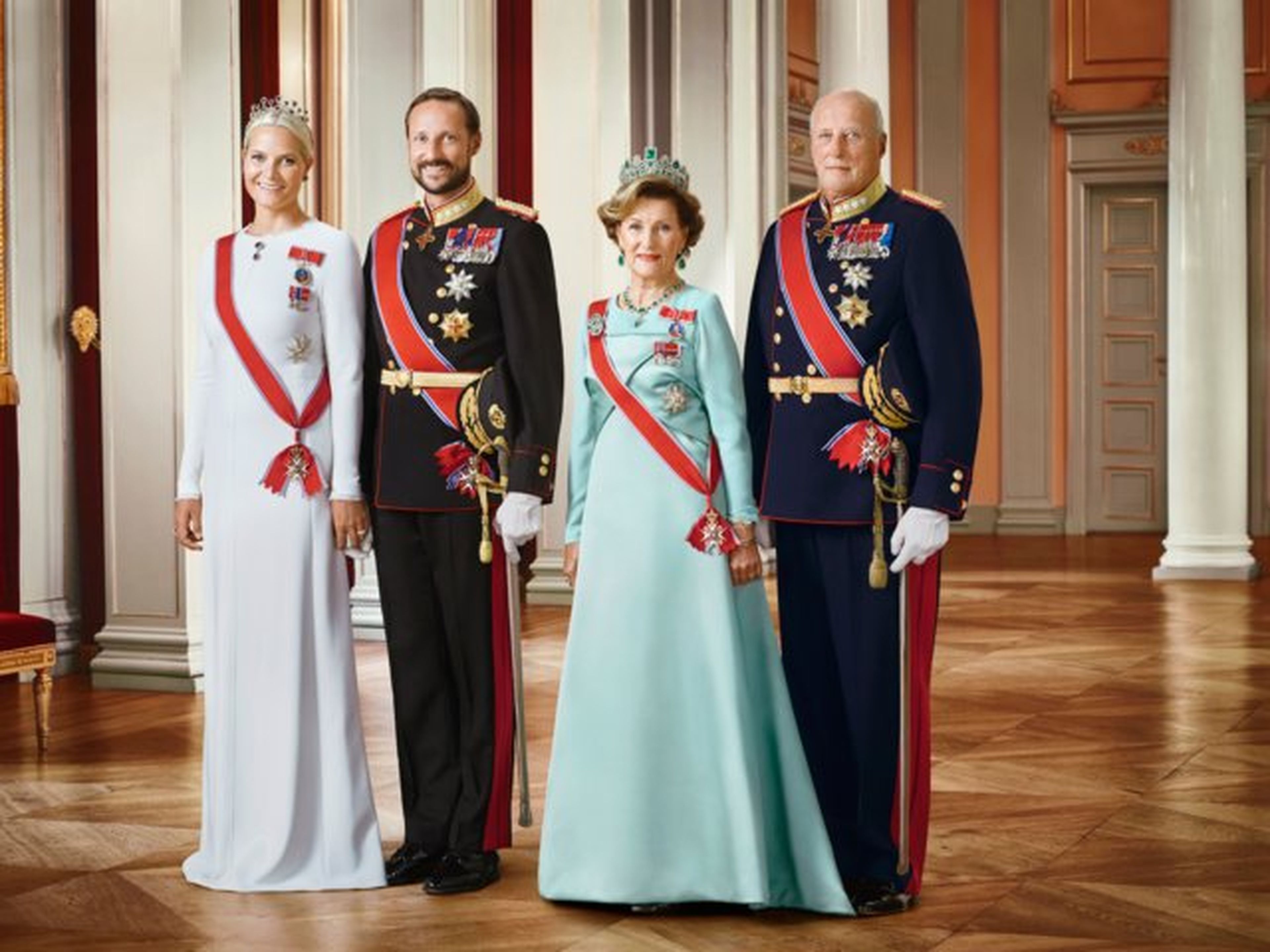 La familia real noruega