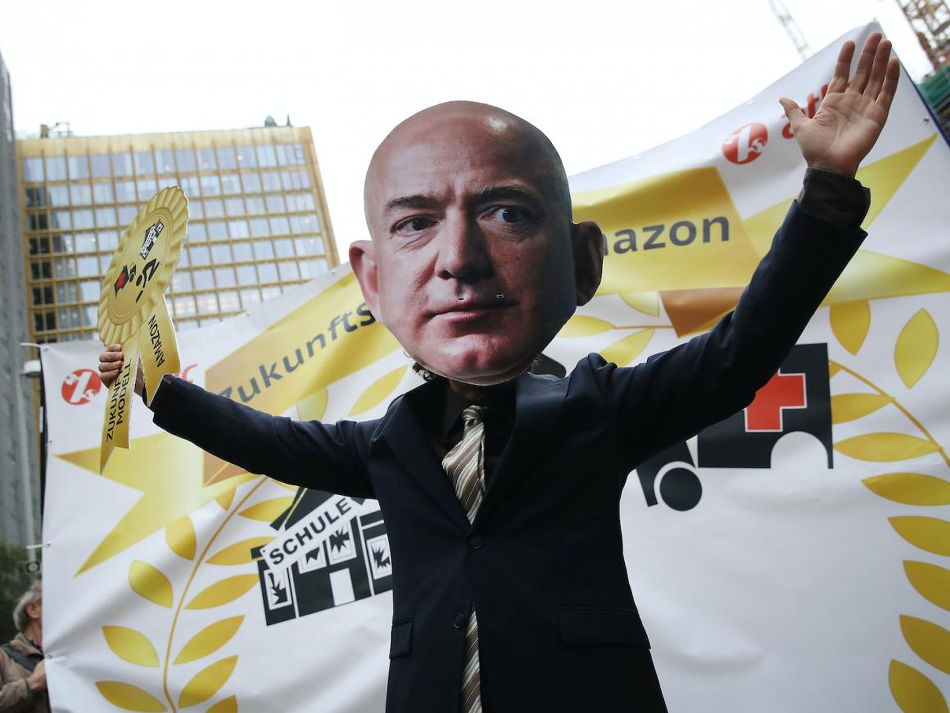 Amazon workers across Europe will protest today.