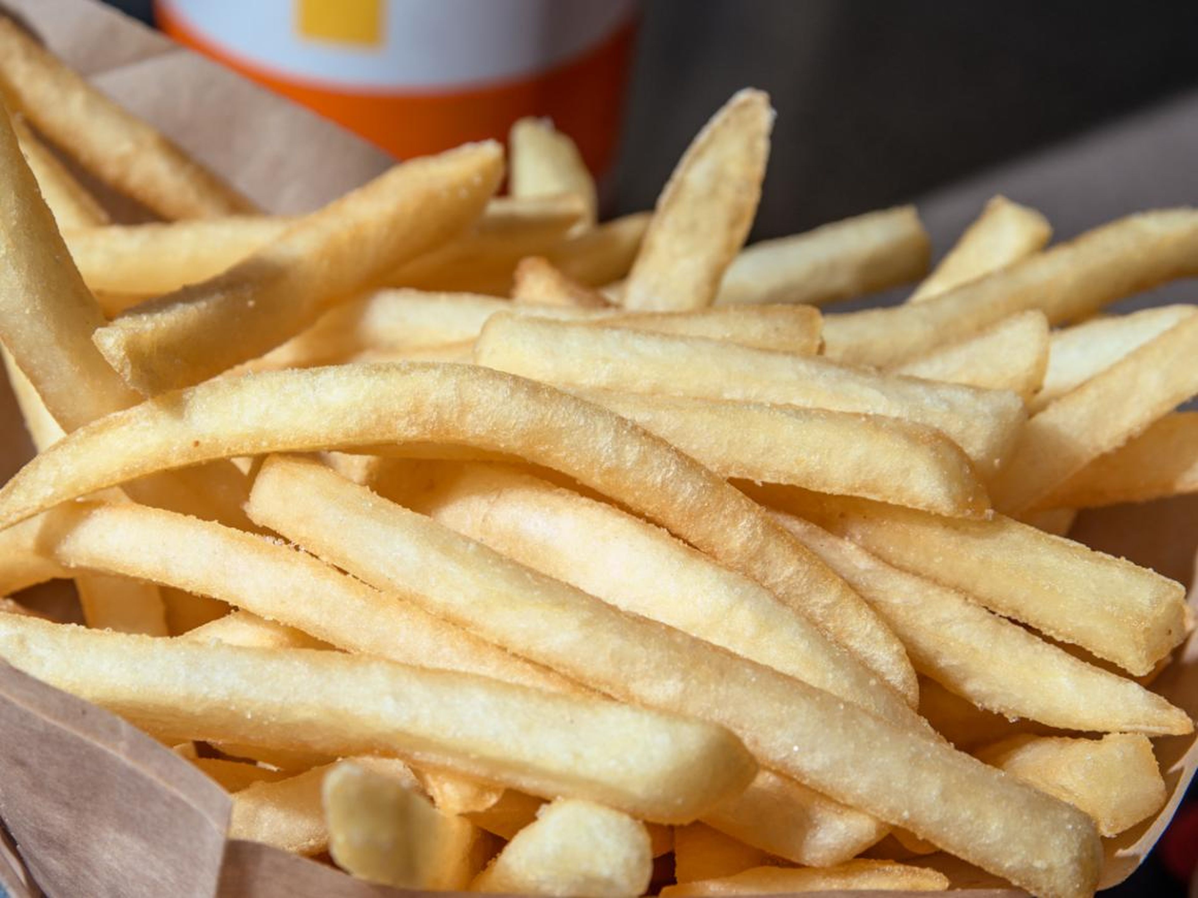 Half-cut fries