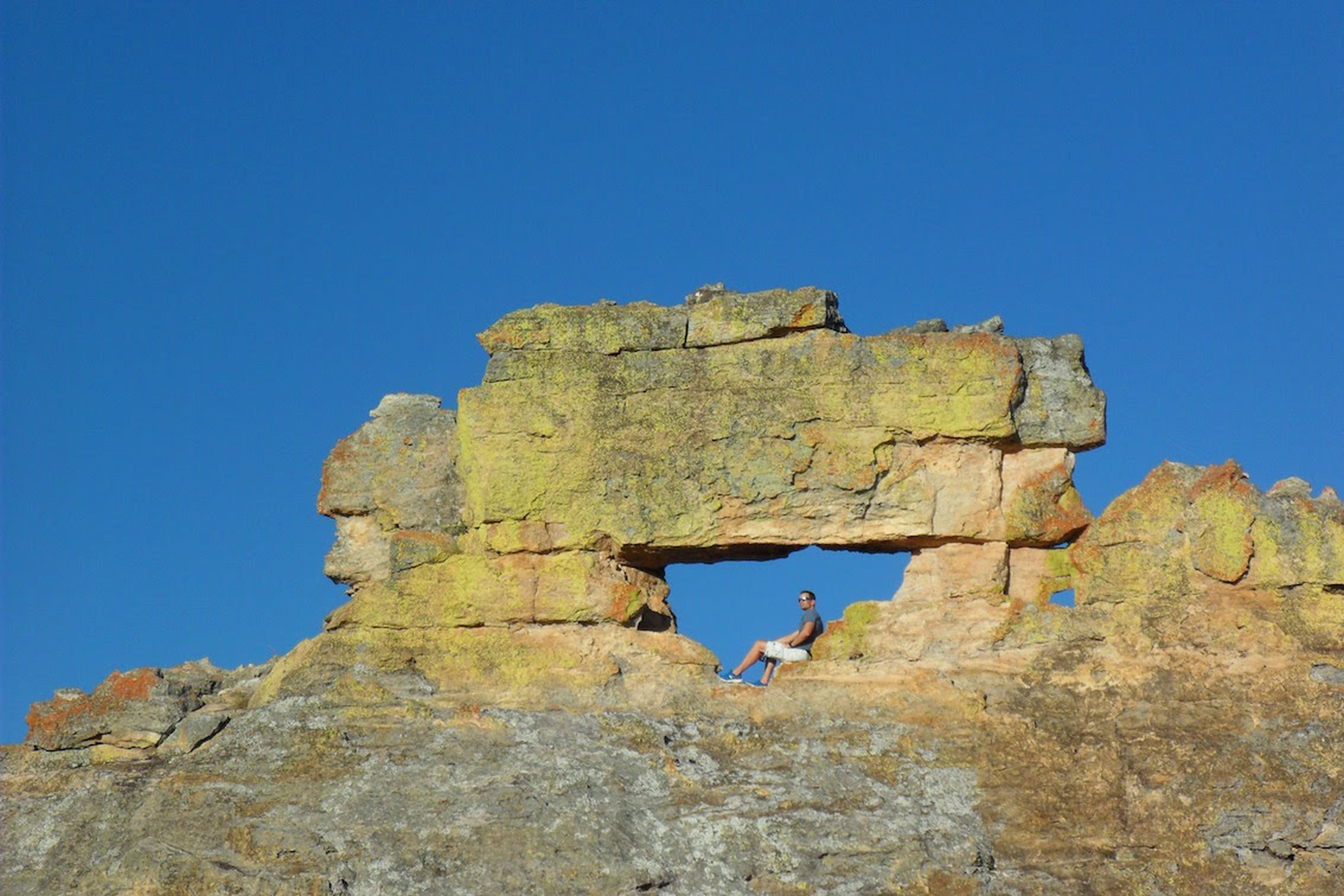 Una de las sorprendentes formaciones rocosas en el Parque Nacional de Isalo