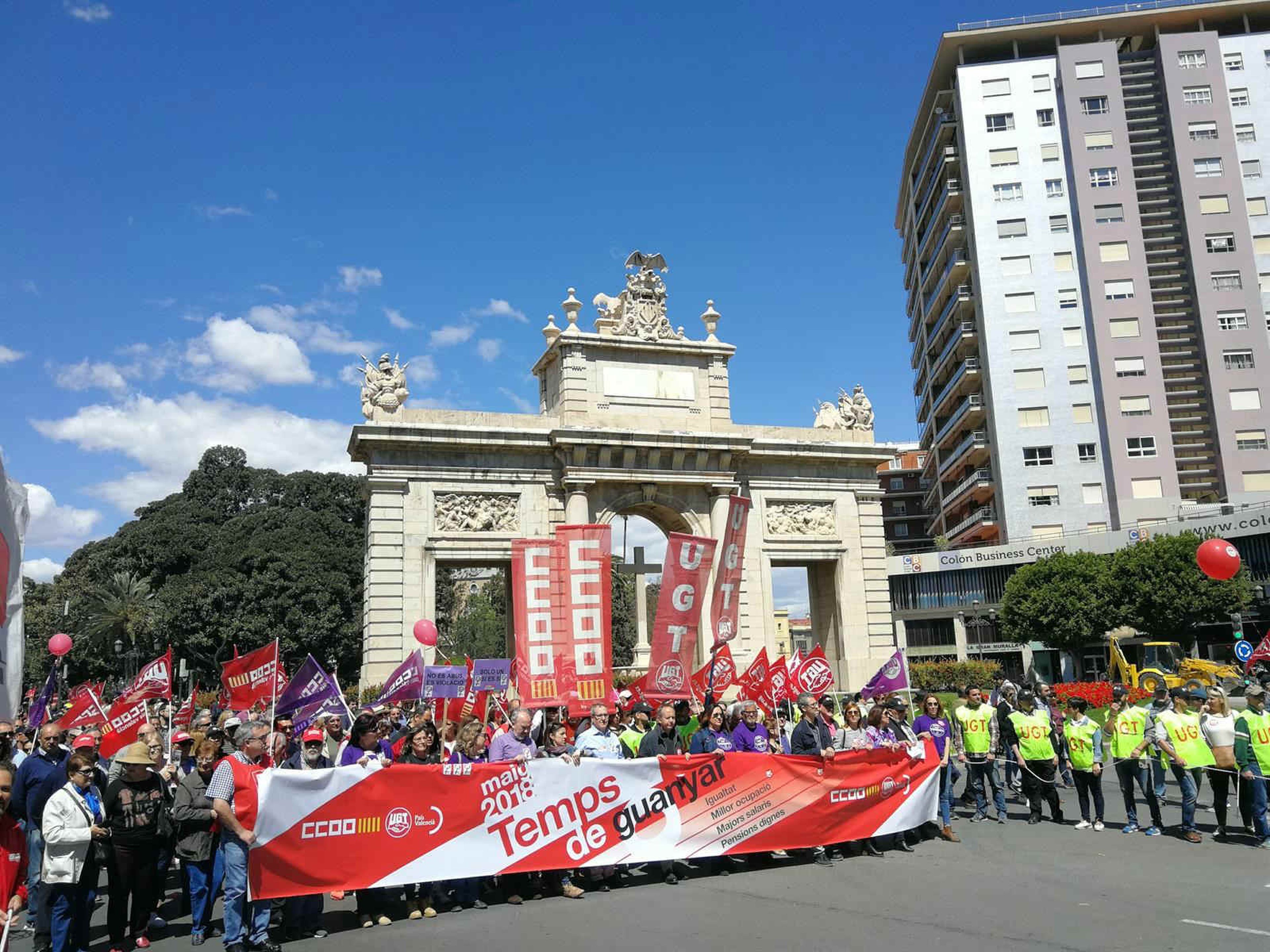 Manifestación del Día del trabajador del 1 de mayo