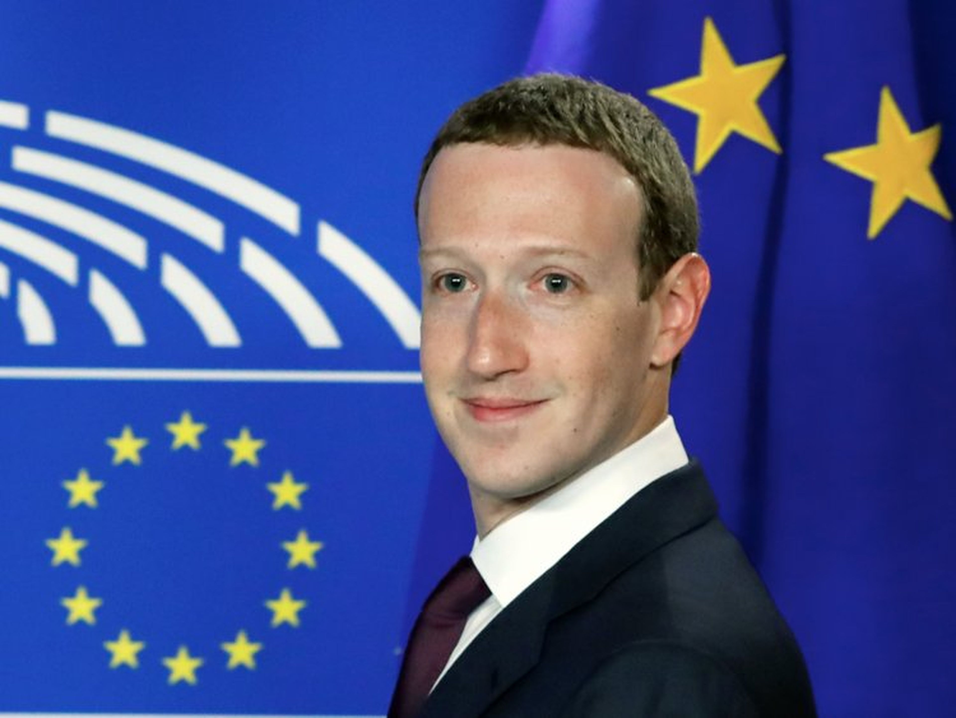 Mark Zuckerberg en el Parlamento Europeo