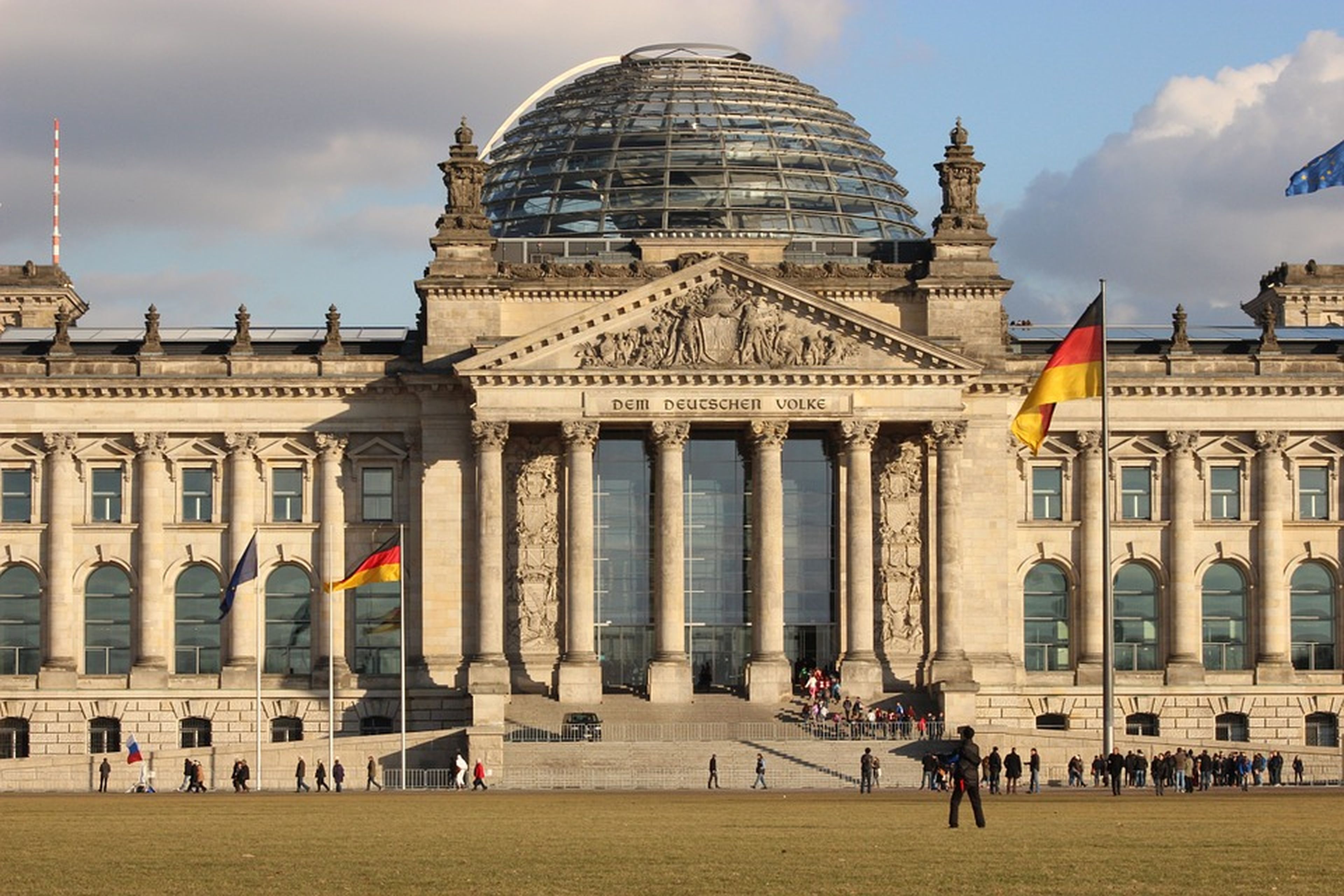 El parlamento alemán en Berlín