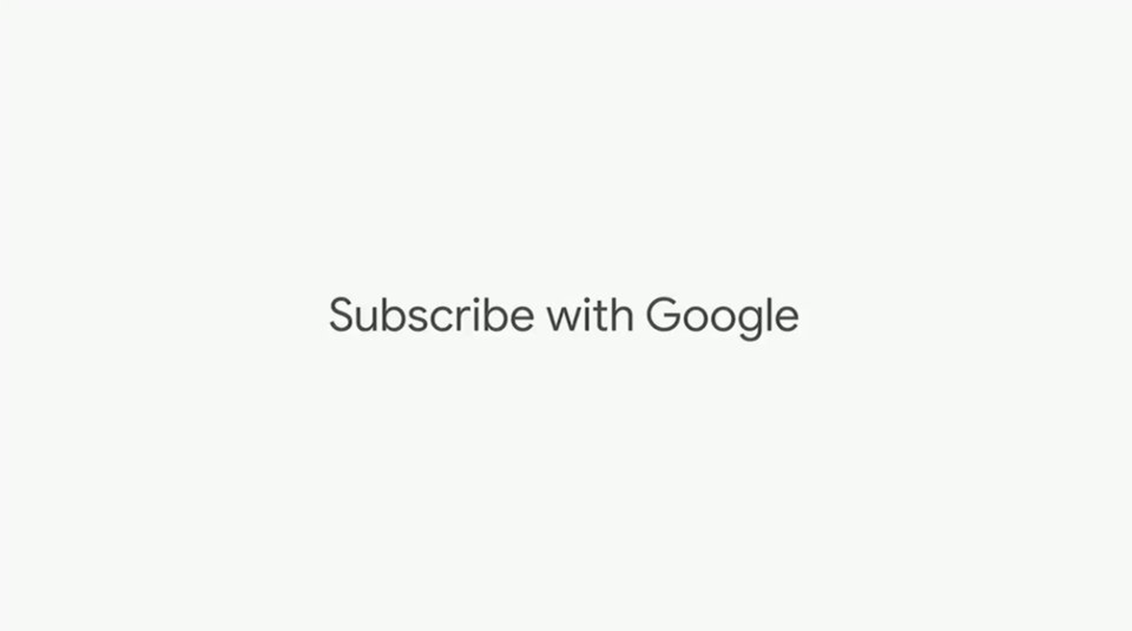 Suscribe with Google