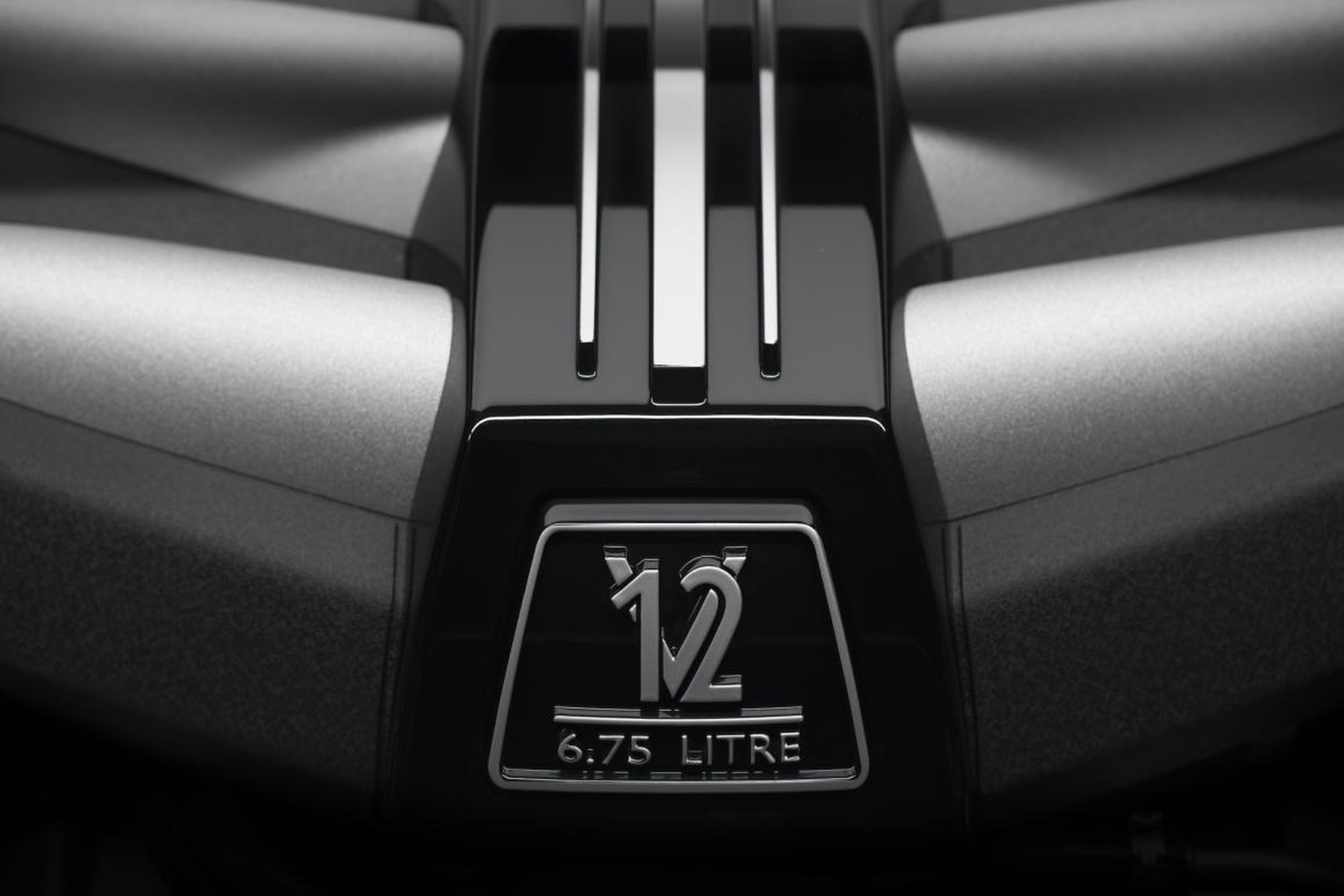 Under the hood, is Rolls-Royce's new 563 horsepower, 6.75-liter, twin-turbocharged V12.