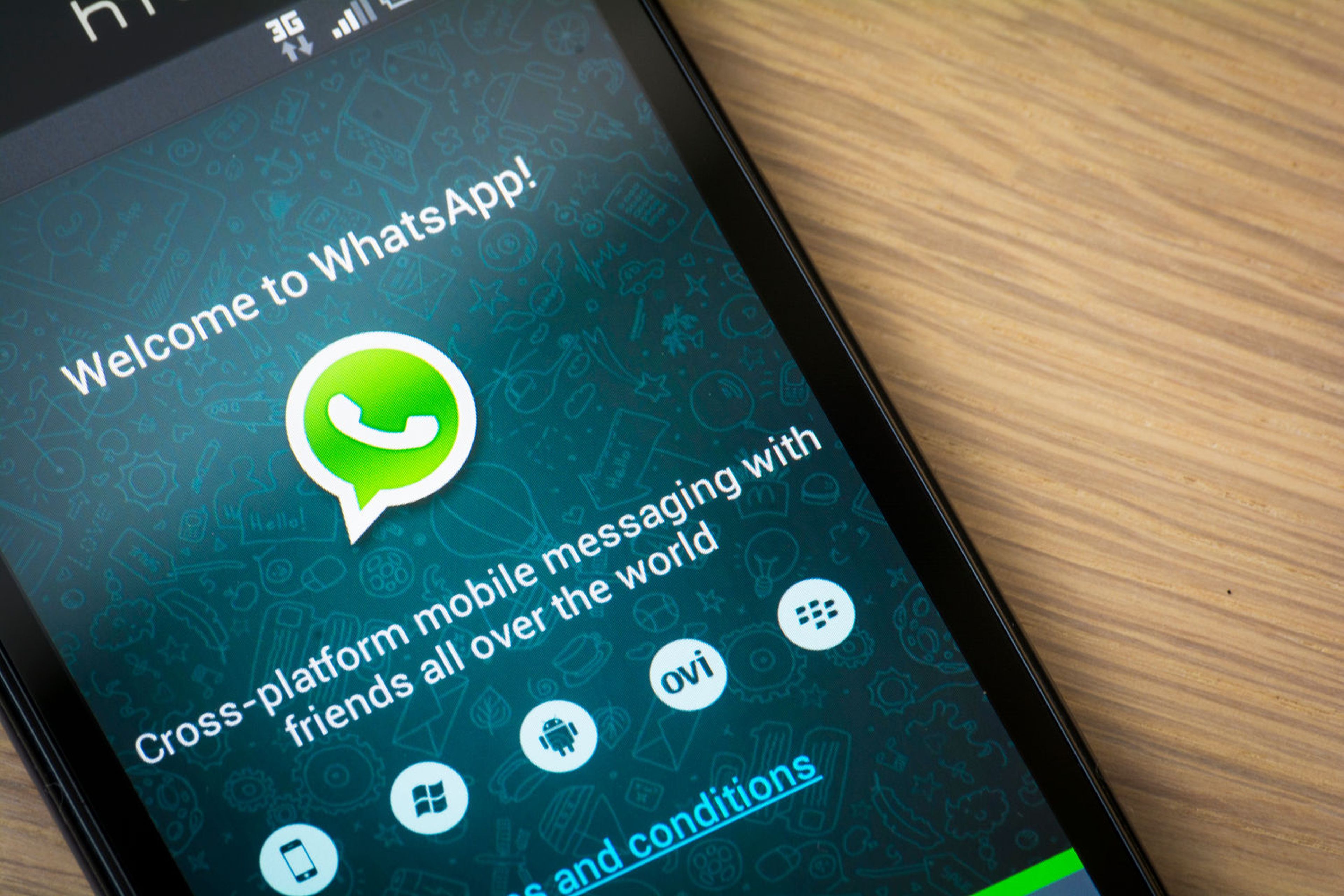 WhatsApp en un móvil Android