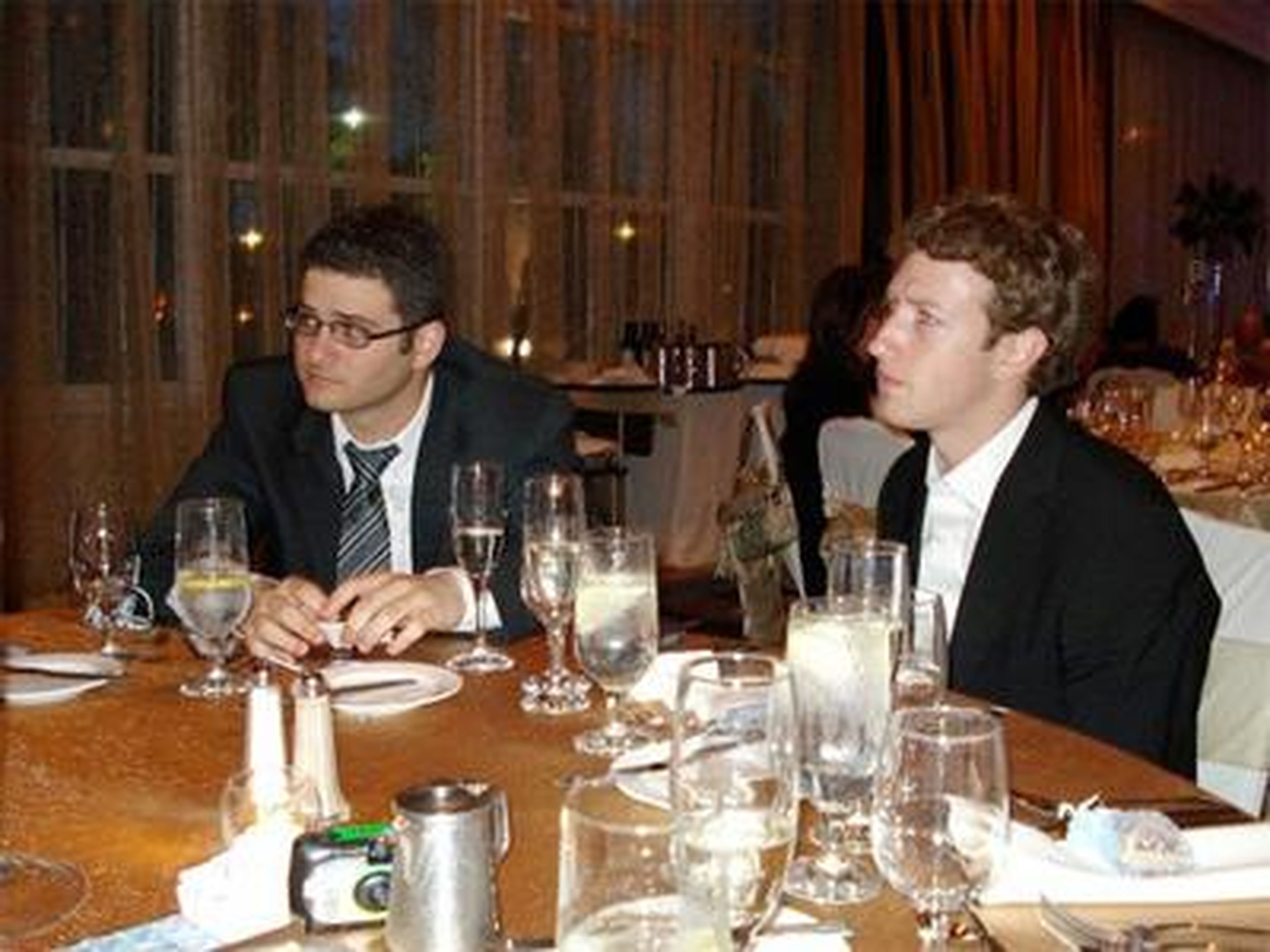 Dustin Moskovitz with Zuckerberg.