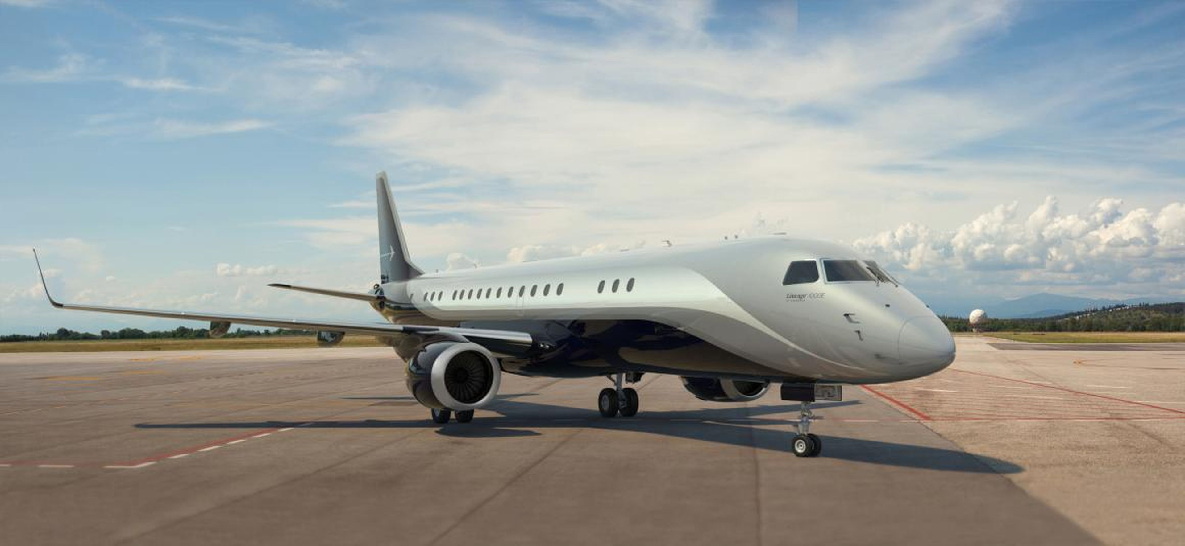 5. Embraer Lineage 1000E: This is the first of the converted airliners on the list. It's based on the popular Embraer E190 regional airliner.