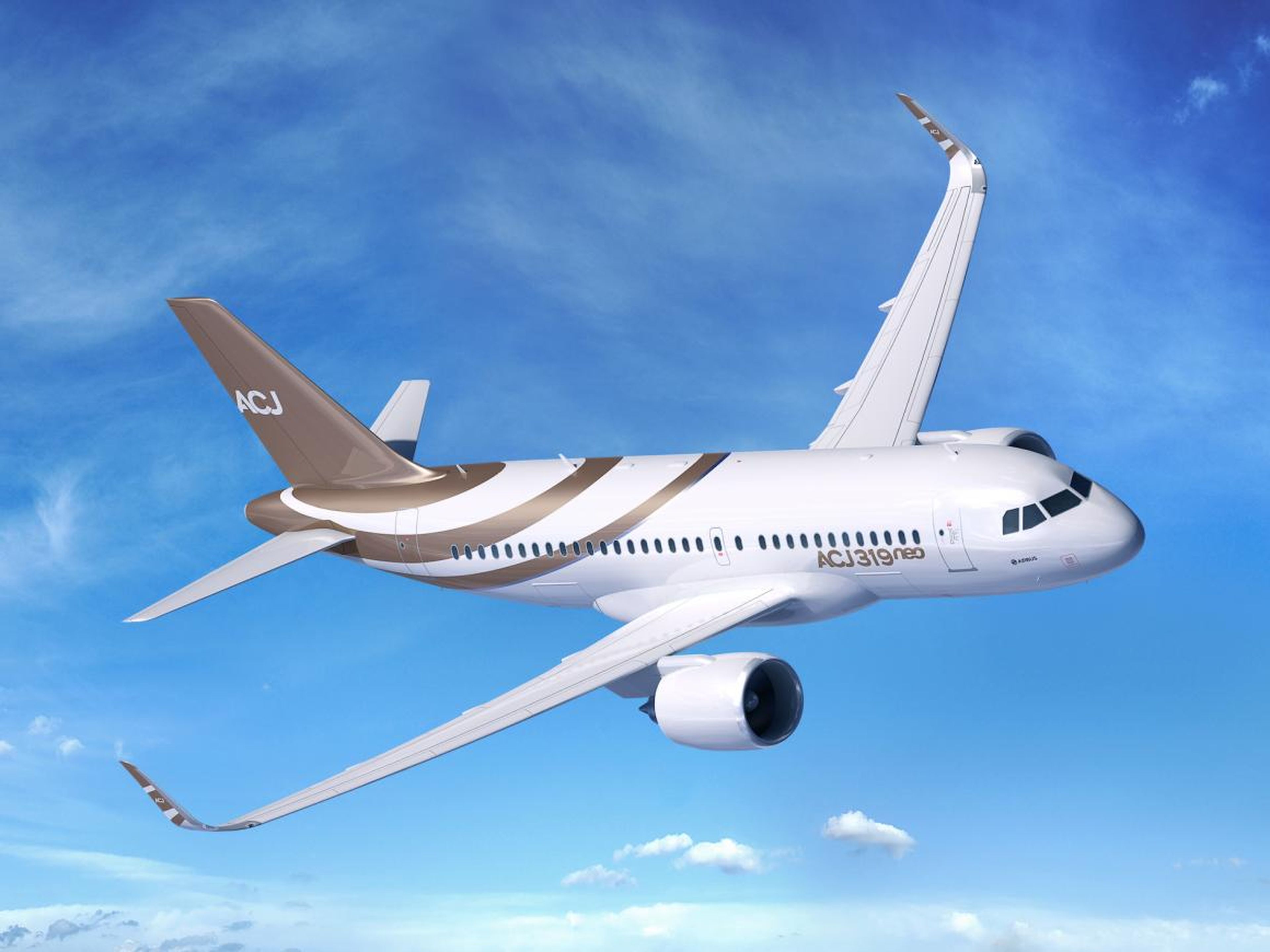 6. Airbus ACJ319Neo: The ACJ, or Airbus Corporate Jet, is the business version of the Airbus A319neo airliner.